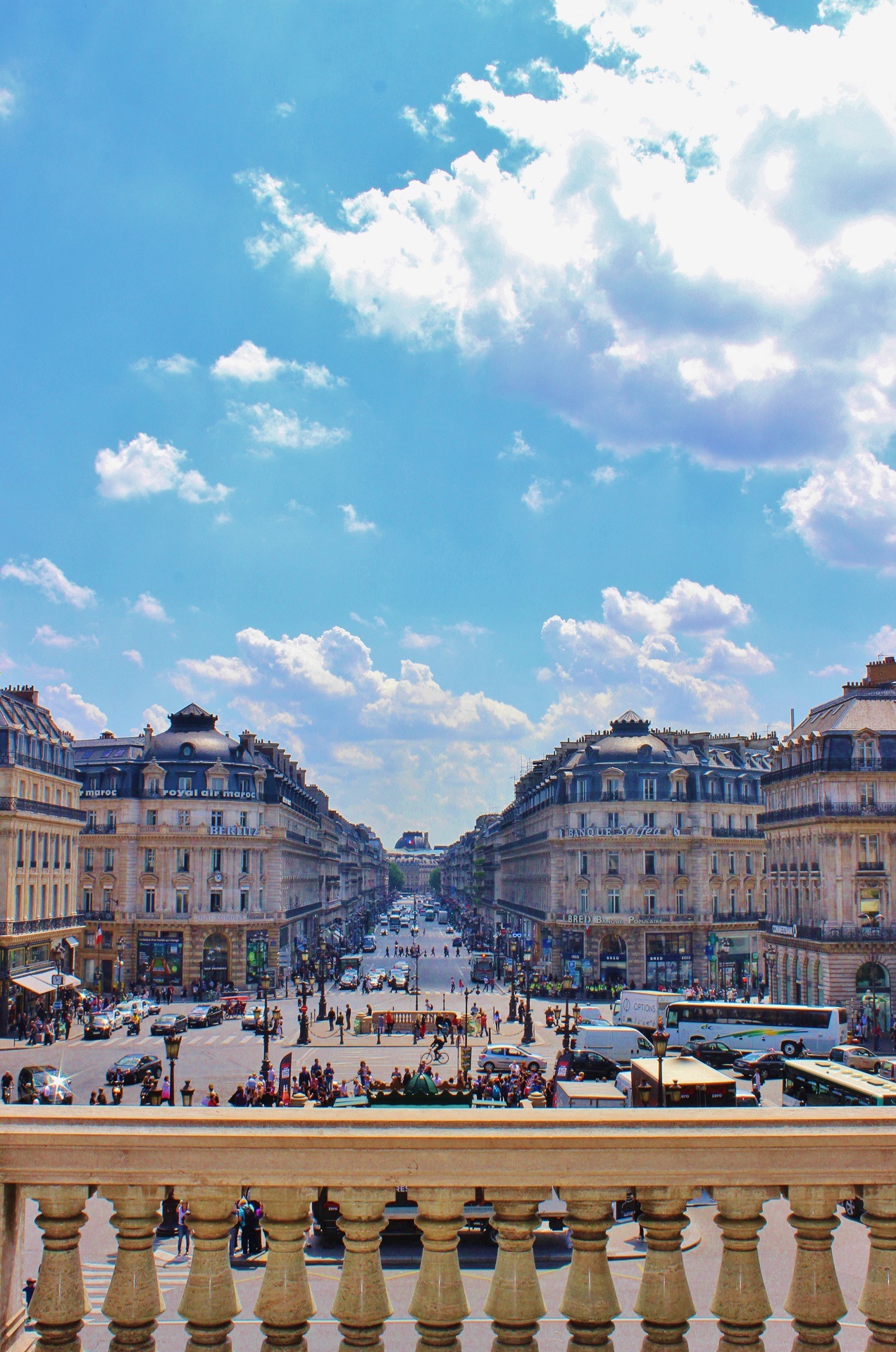 building, group of people, 1080P, built structure, nature, large group of people, street, real people, view from balcony, paris, day, france, city life, Phone HD Wallpaper