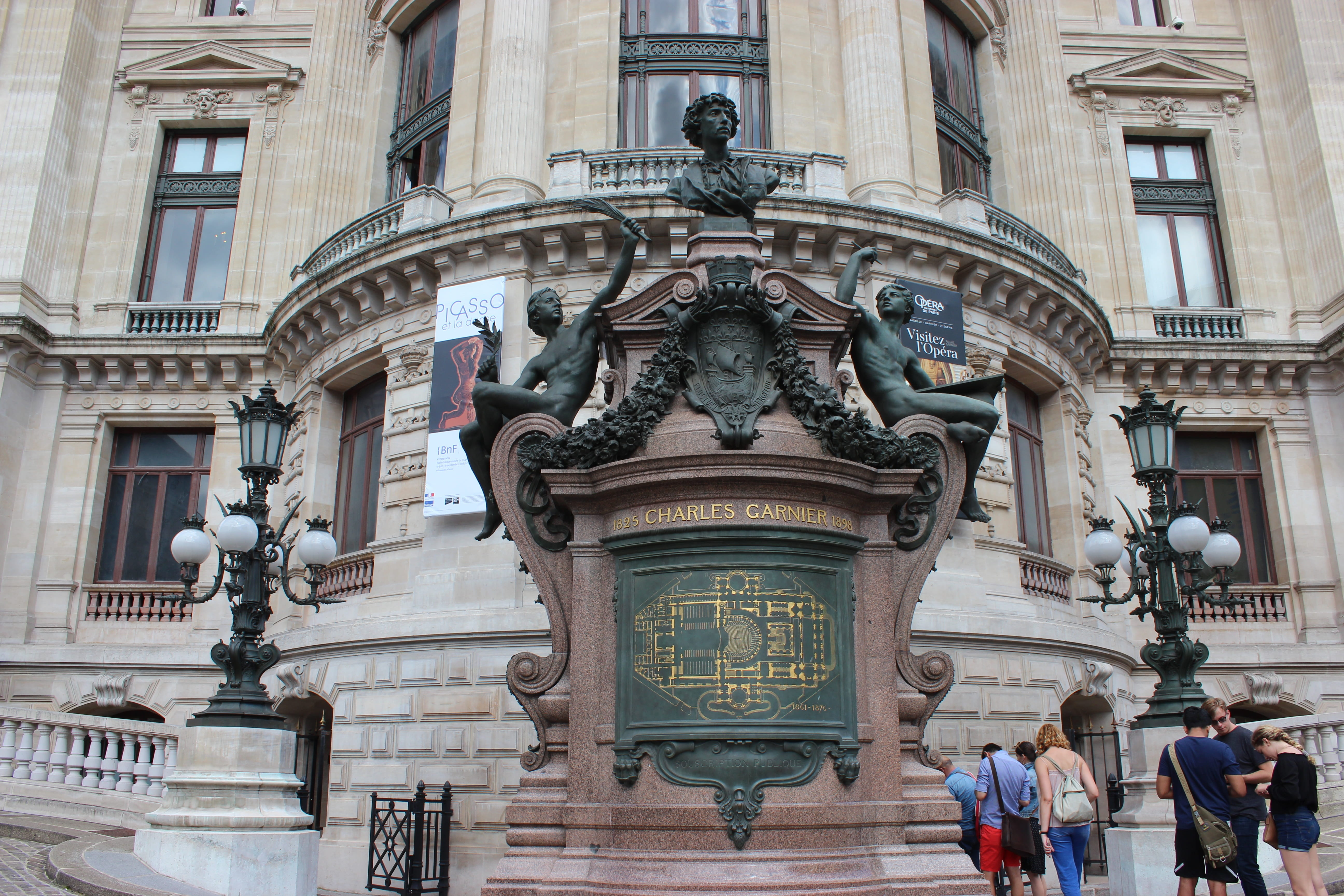 sculpture, representation, facade, day, travel destinations, statue, opera, garnier, architecture, no people, creativity, travel, low angle view, tourism, HD Wallpaper