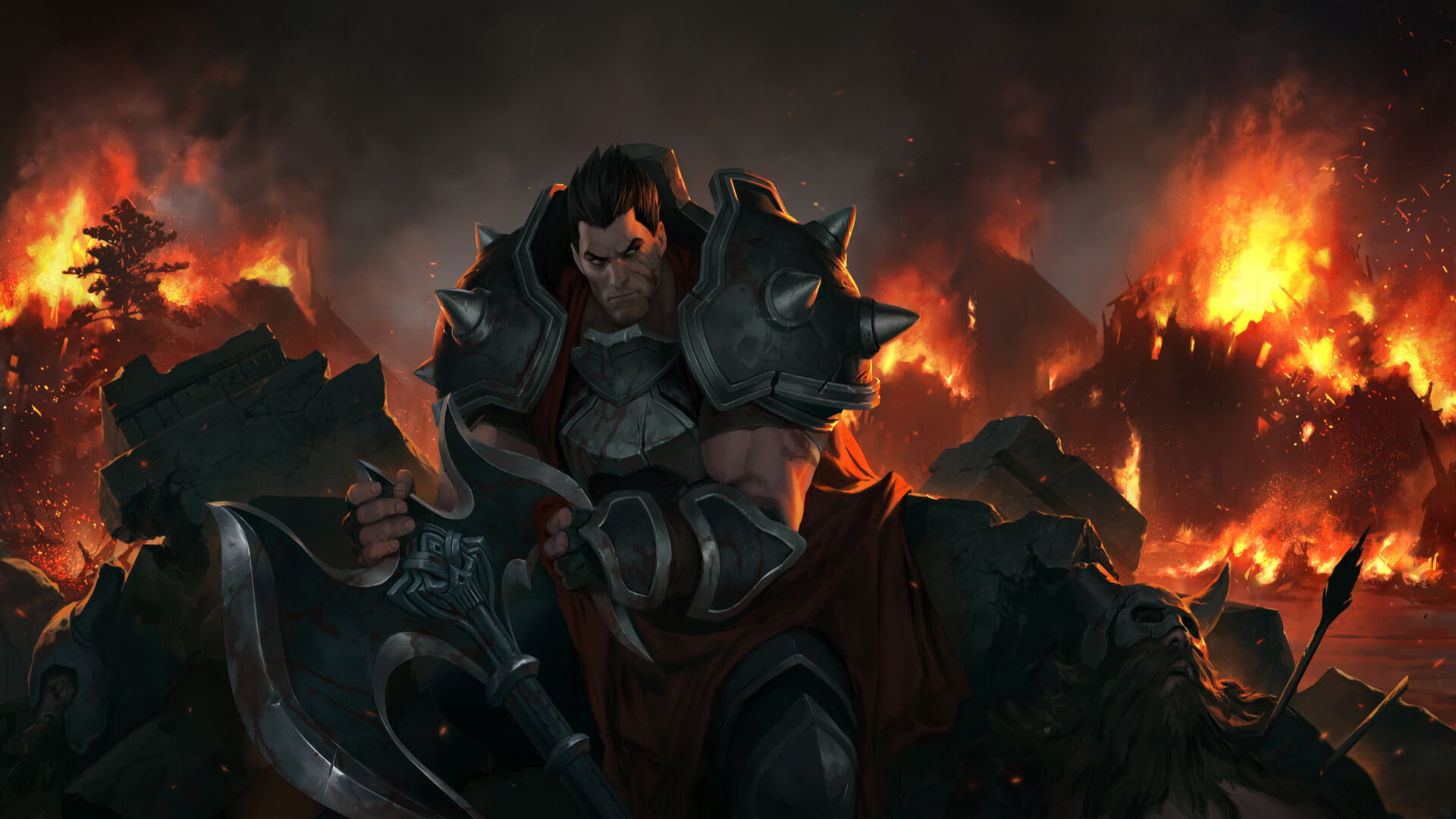 Darius (League Of Legends), Legends of Runeterra, 1080P, Video Game, HD Wallpaper