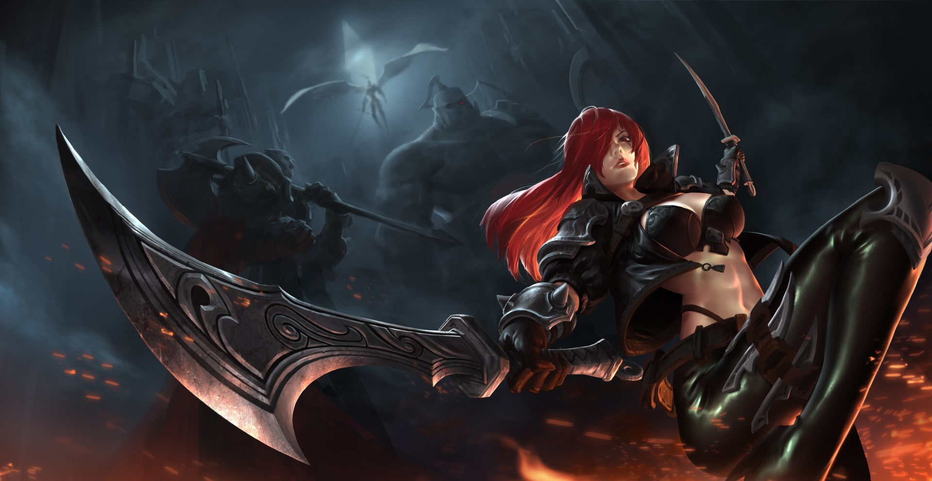 Noxus, Sion, Kayle, 1080P, League of Legends, Darius, katarina (league of legends), HD Wallpaper