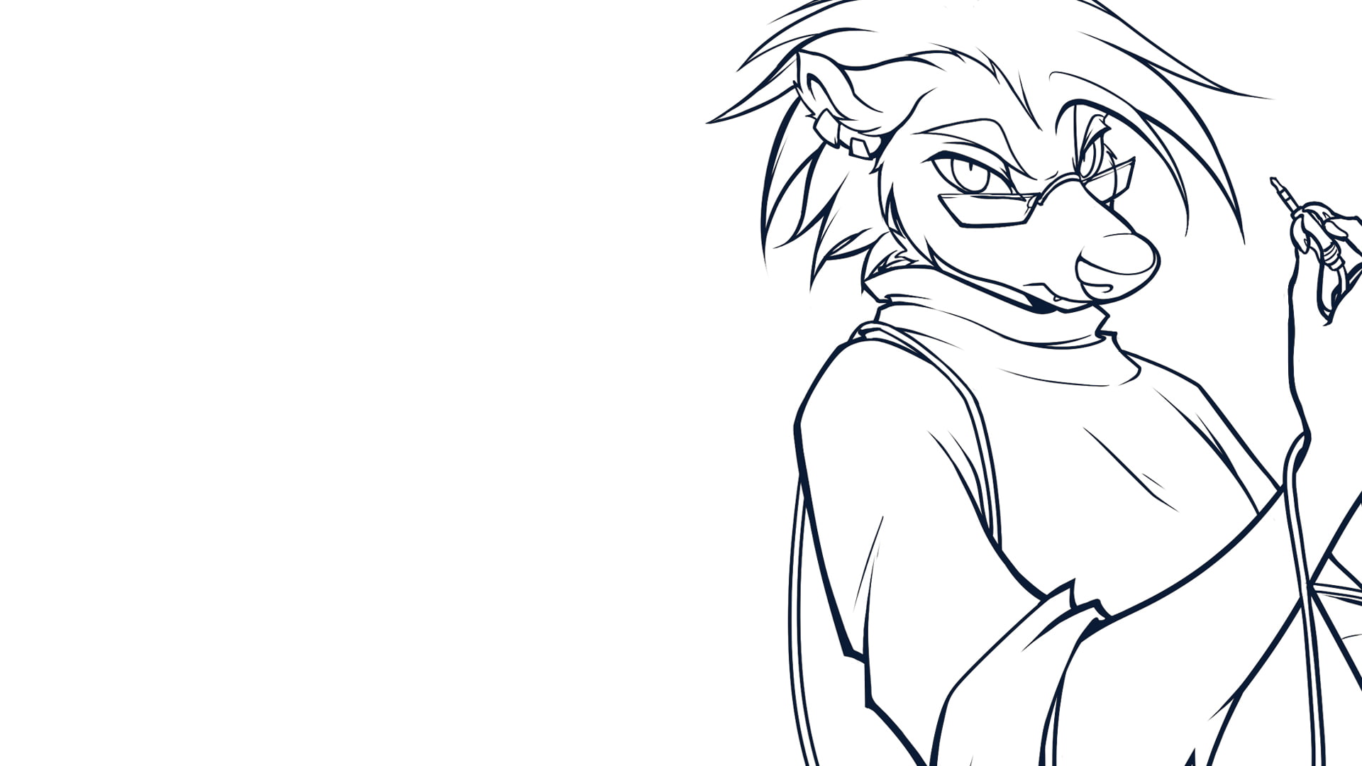 1080P, Lapfox Trax, Darius, furry, Anthro, HD Wallpaper