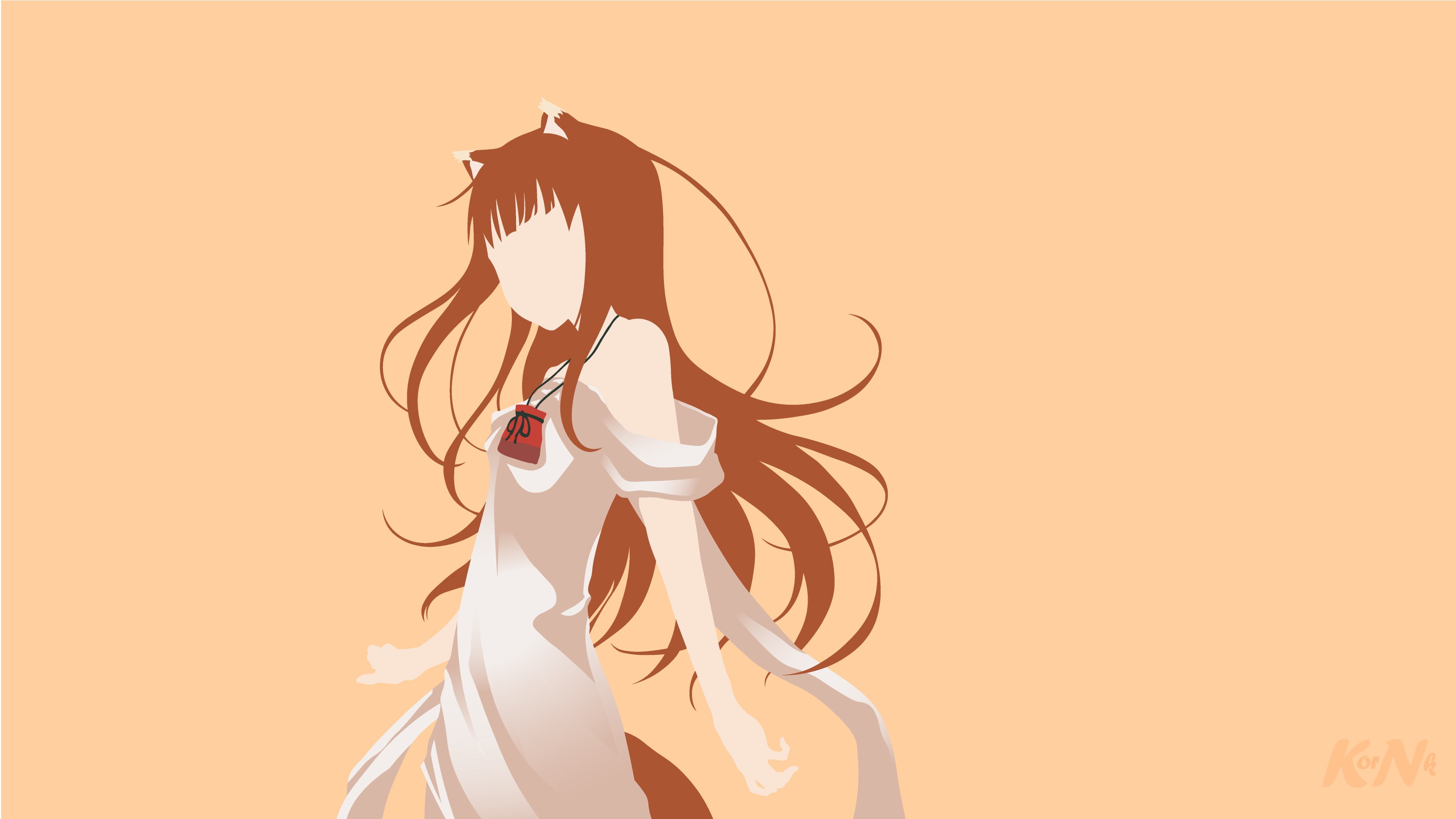 4K, Spice and Wolf, Holo, HD Wallpaper