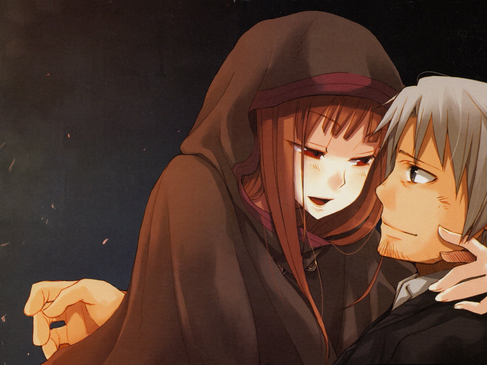 lifestyles, smile, 720P, fashion, caucasian Ethnicity, adult, hat, horror, hood - clothing, human Face, anime, spice and wolf, young Adult, headshot, tenderness, HD Wallpaper