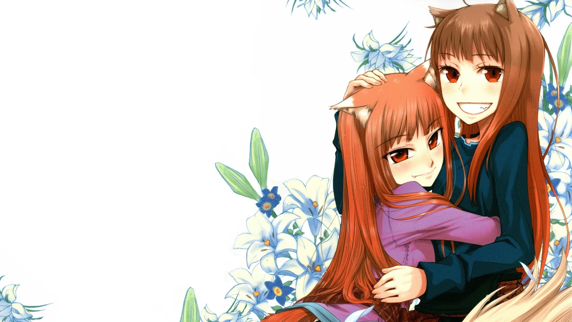 copy space, women, plant part, plant, Koume keito, fashion, nature, multi colored, celebration, people, Spice and wolf, leaf, creativity, 1080P, female likeness, HD Wallpaper