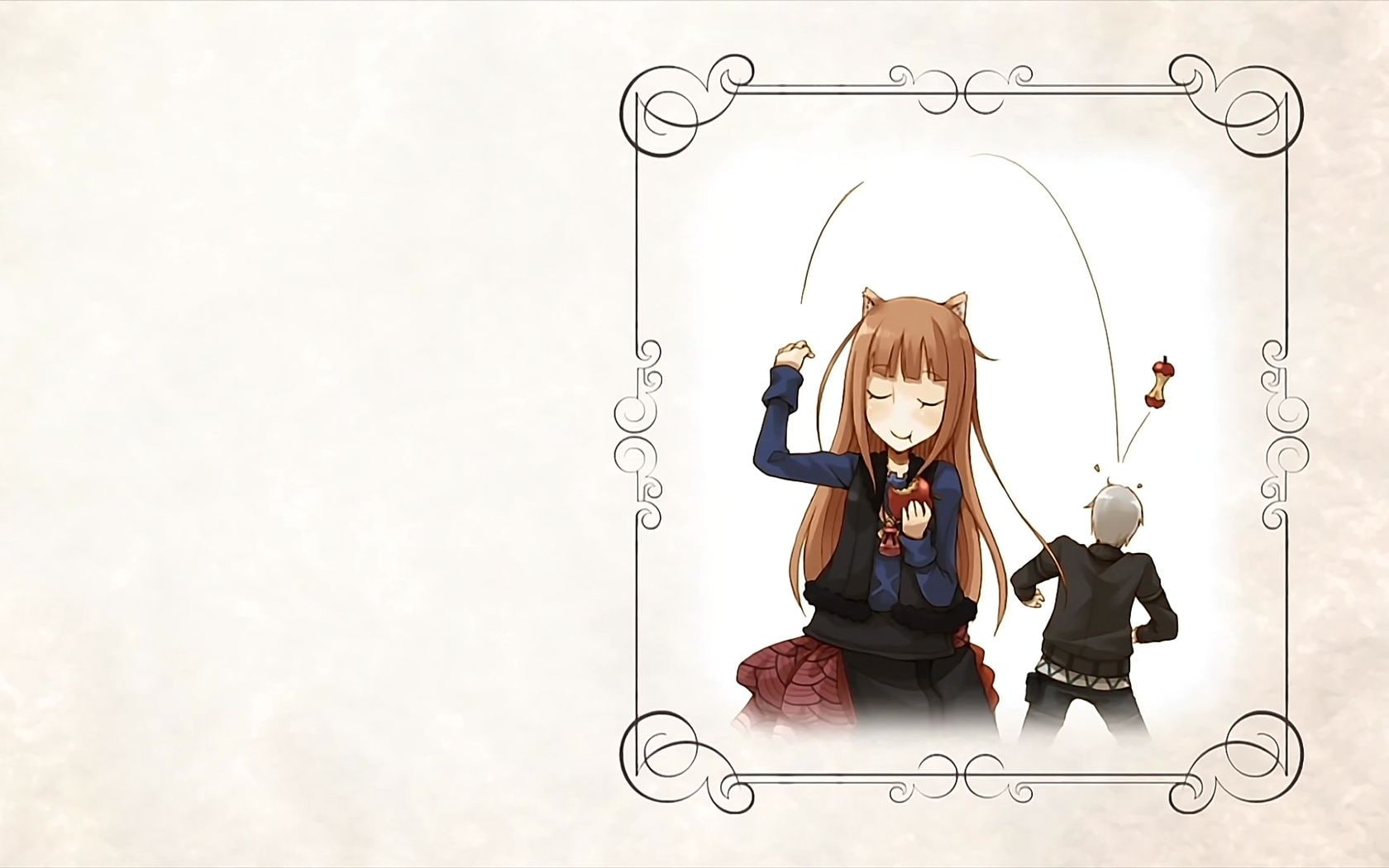men, representation, digital composite, one person, activity, full length, Spice and Wolf, Holo, adult, young adult, copy space, apples, females, Okamimimi, HD Wallpaper