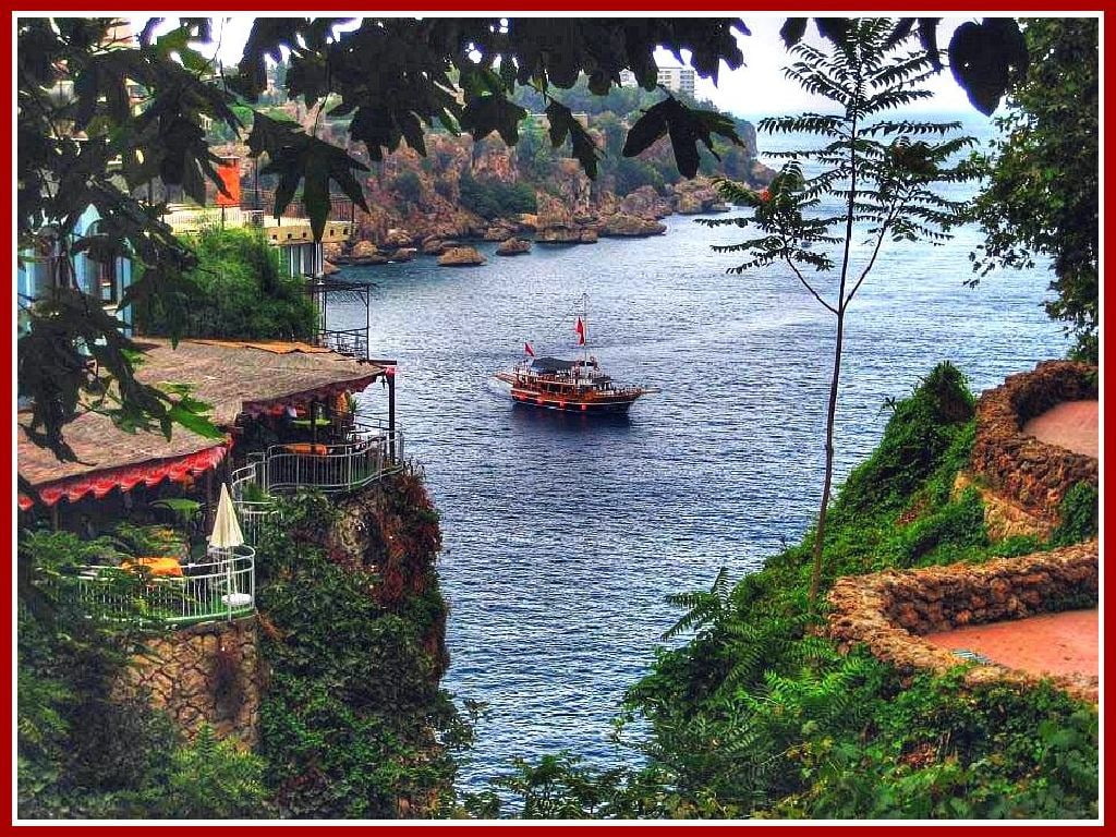 nature, Turkey, beaches, 480P, antalya, art, hd, HD Wallpaper
