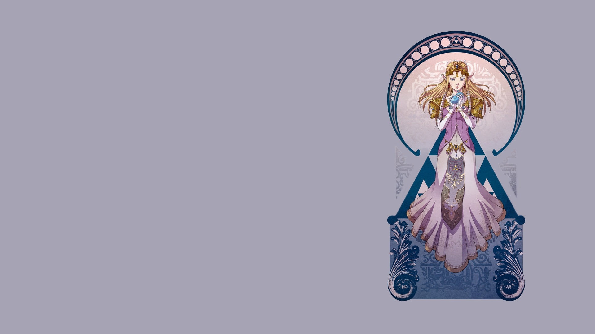 looking, front view, brown, shape, male likeness, representation, blue, 1080P, haired, The Legend of Zelda: Twilight Princess, art and craft, human representation, HD Wallpaper