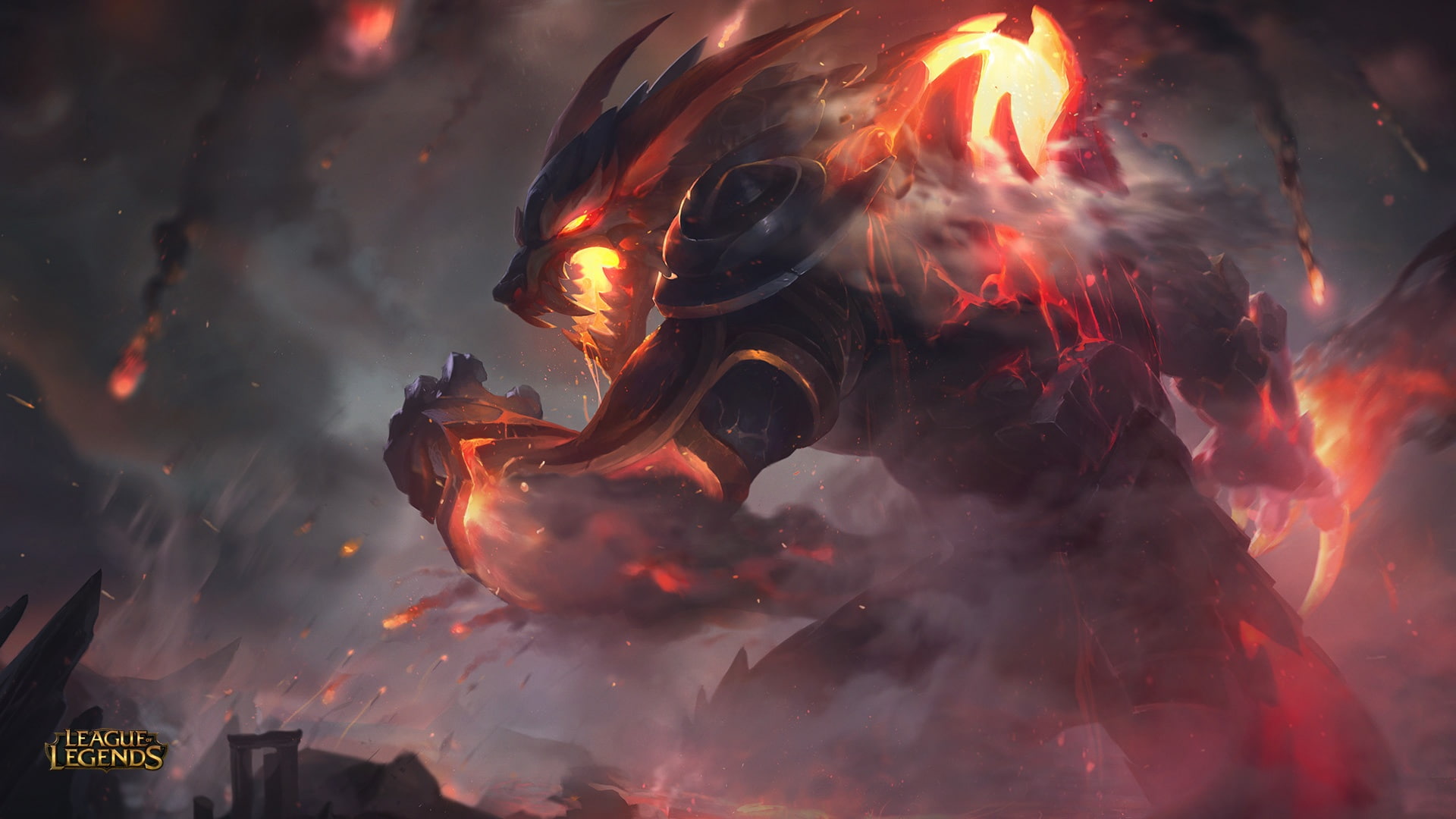 warwick, rework, firefang, 1080P, league, legends, HD Wallpaper
