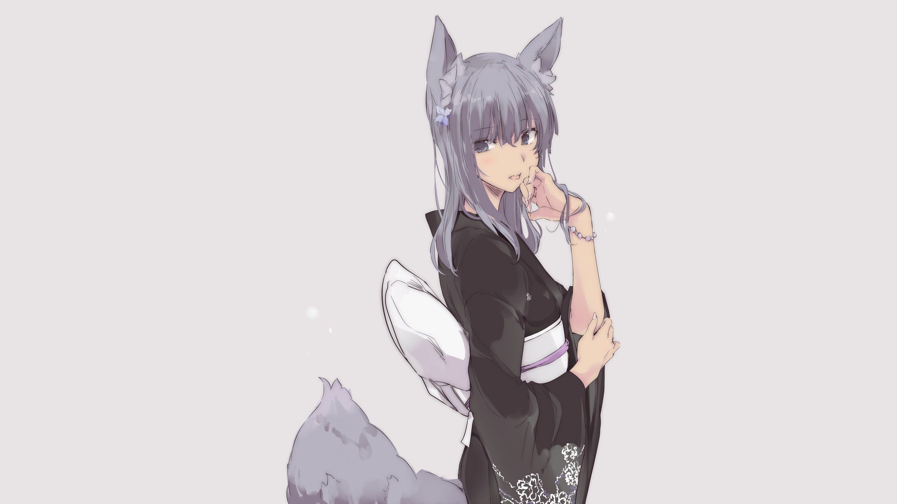 mask - disguise, studio shot, young women, obscured face, 2K, animal imitation, copy space, mask, original characters, lifestyles, anime girls, anime, HD Wallpaper