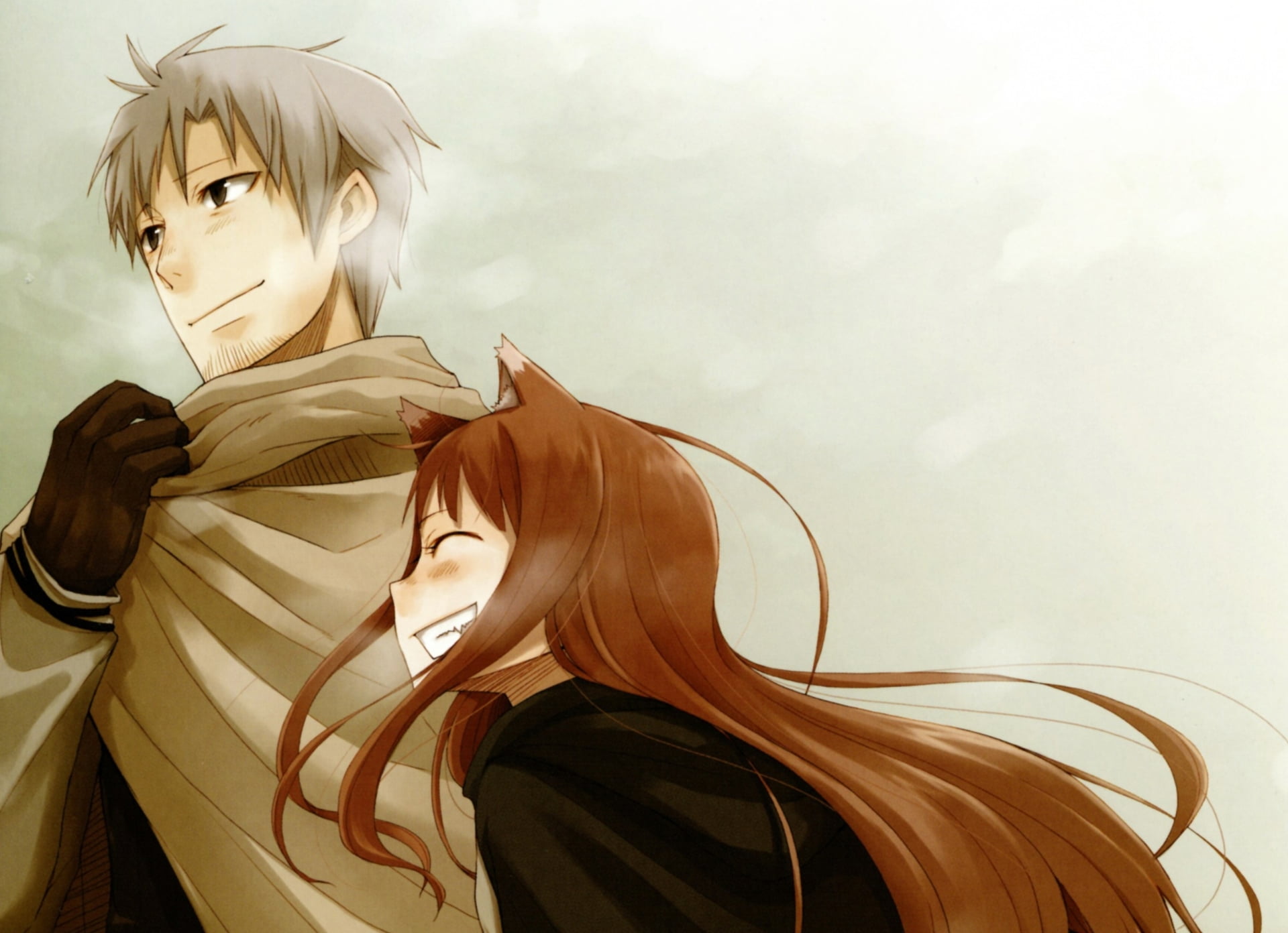 1080P, Spice and Wolf, Anime, Holo (Spice and Wolf), Kraft Lawrence, HD Wallpaper