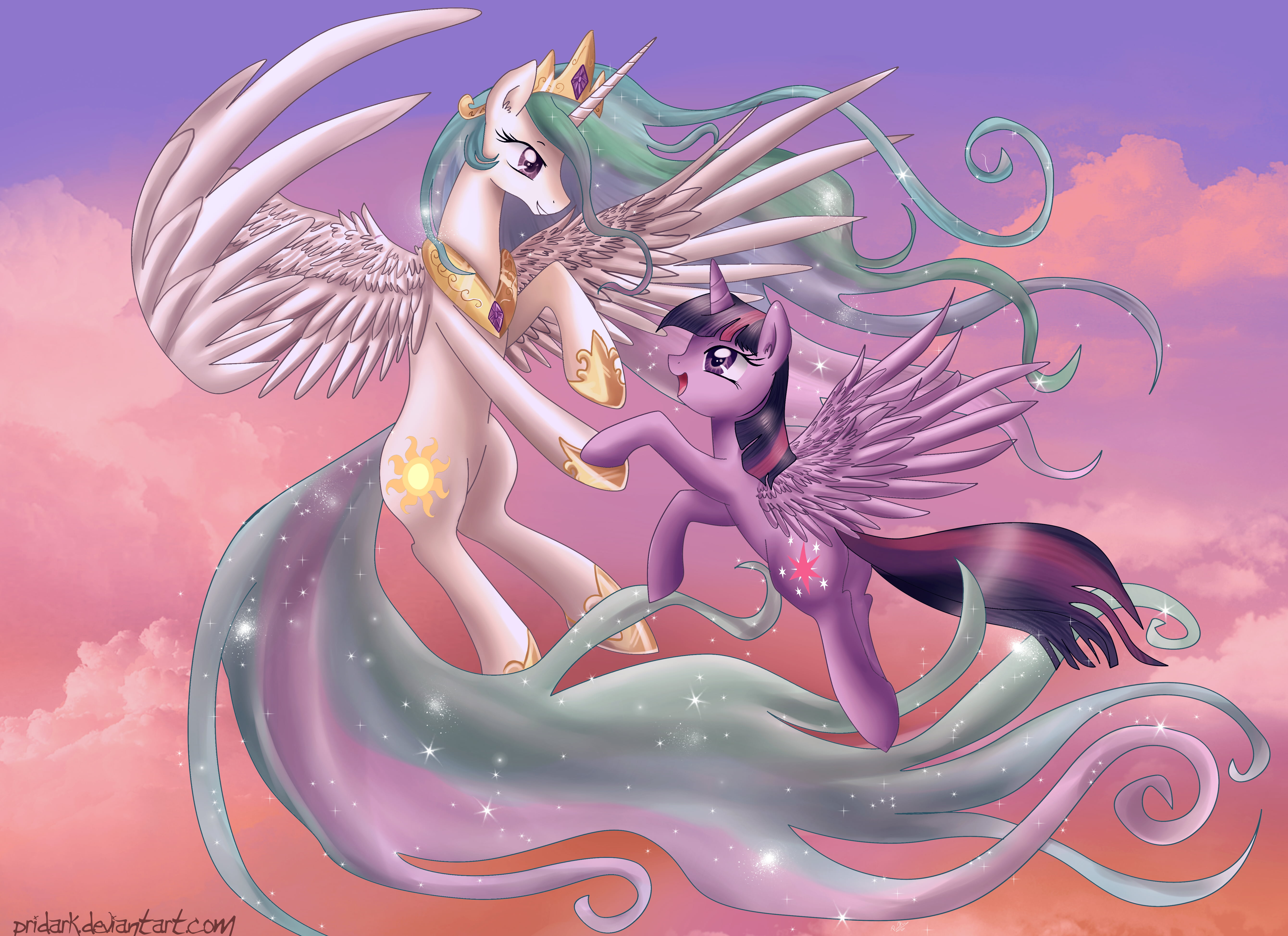 My Little Pony: Friendship is Magic, Twilight Sparkle, 5K, Princess Celestia, My Little Pony, HD Wallpaper