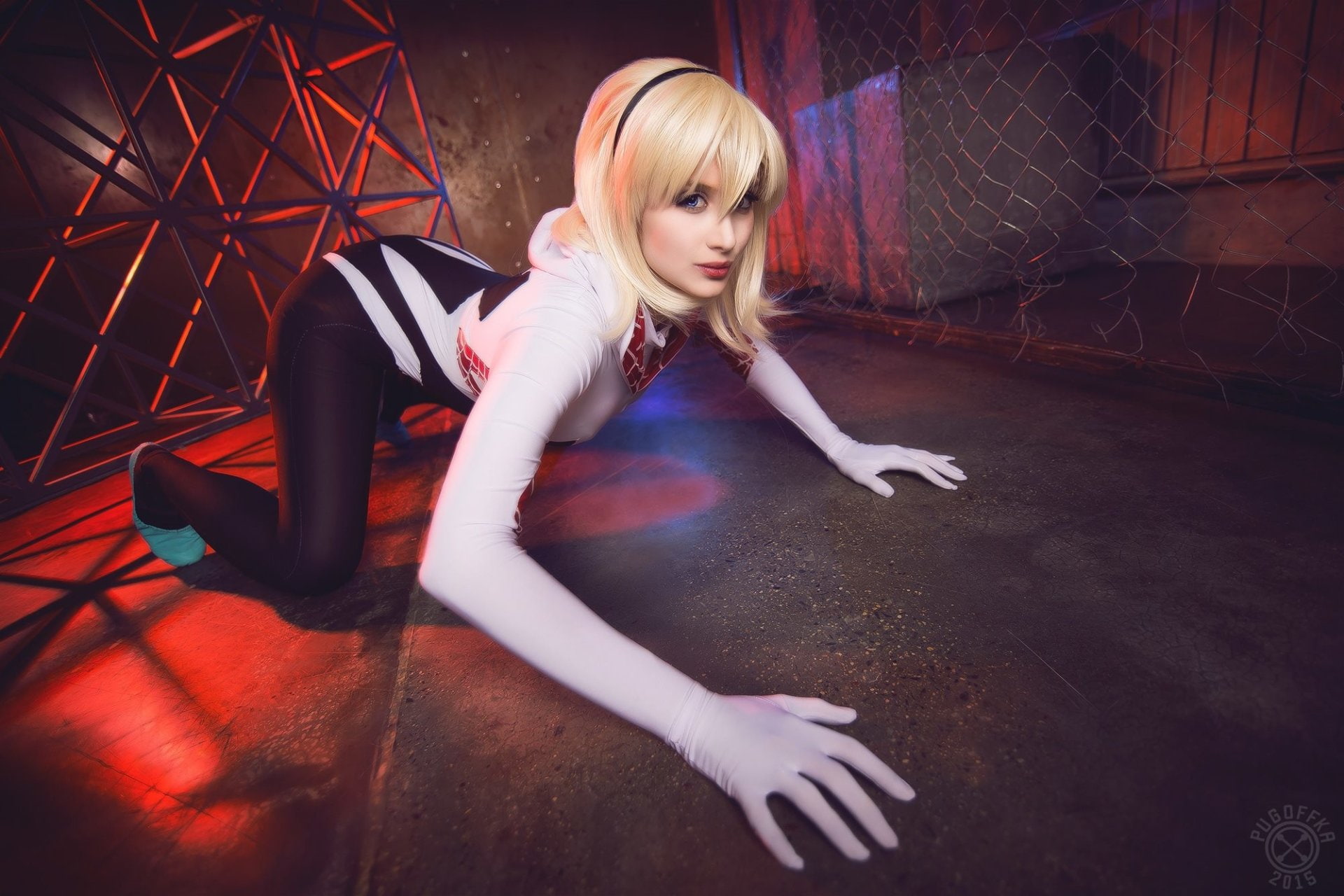 Blonde, Women, Gwen Stacy, 1080P, Marvel Comics, Cosplay, Spider-Gwen, HD Wallpaper