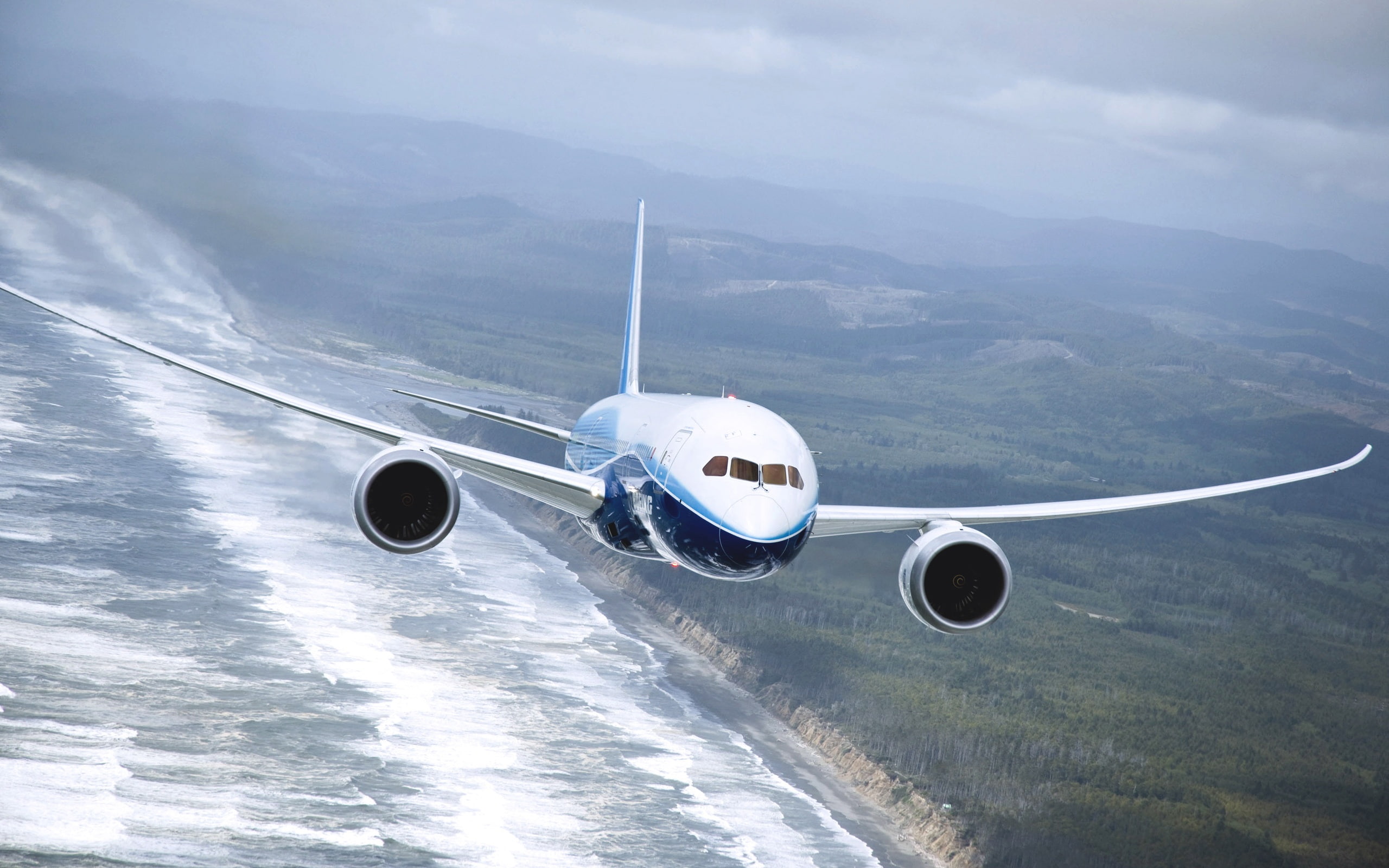 2K, Sea, Airplane, Flying, Boeing, HD Wallpaper