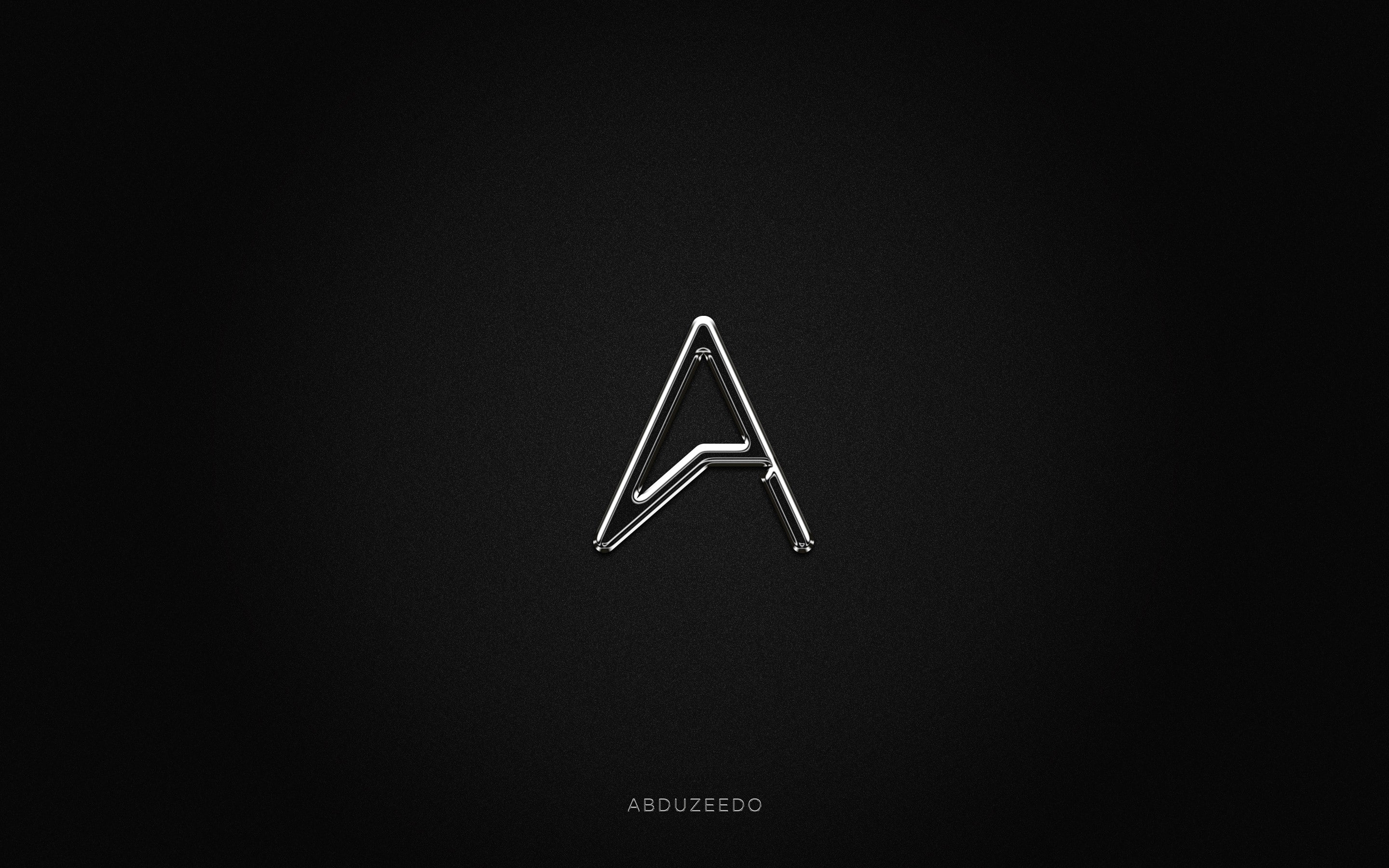 Abduzeedo, 2K, digital art, chrome, HD Wallpaper