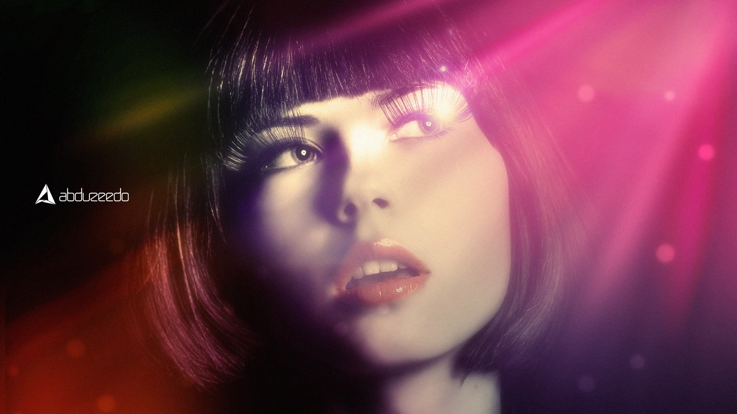 abduzeedo, 2K, girl, 2560, HD Wallpaper