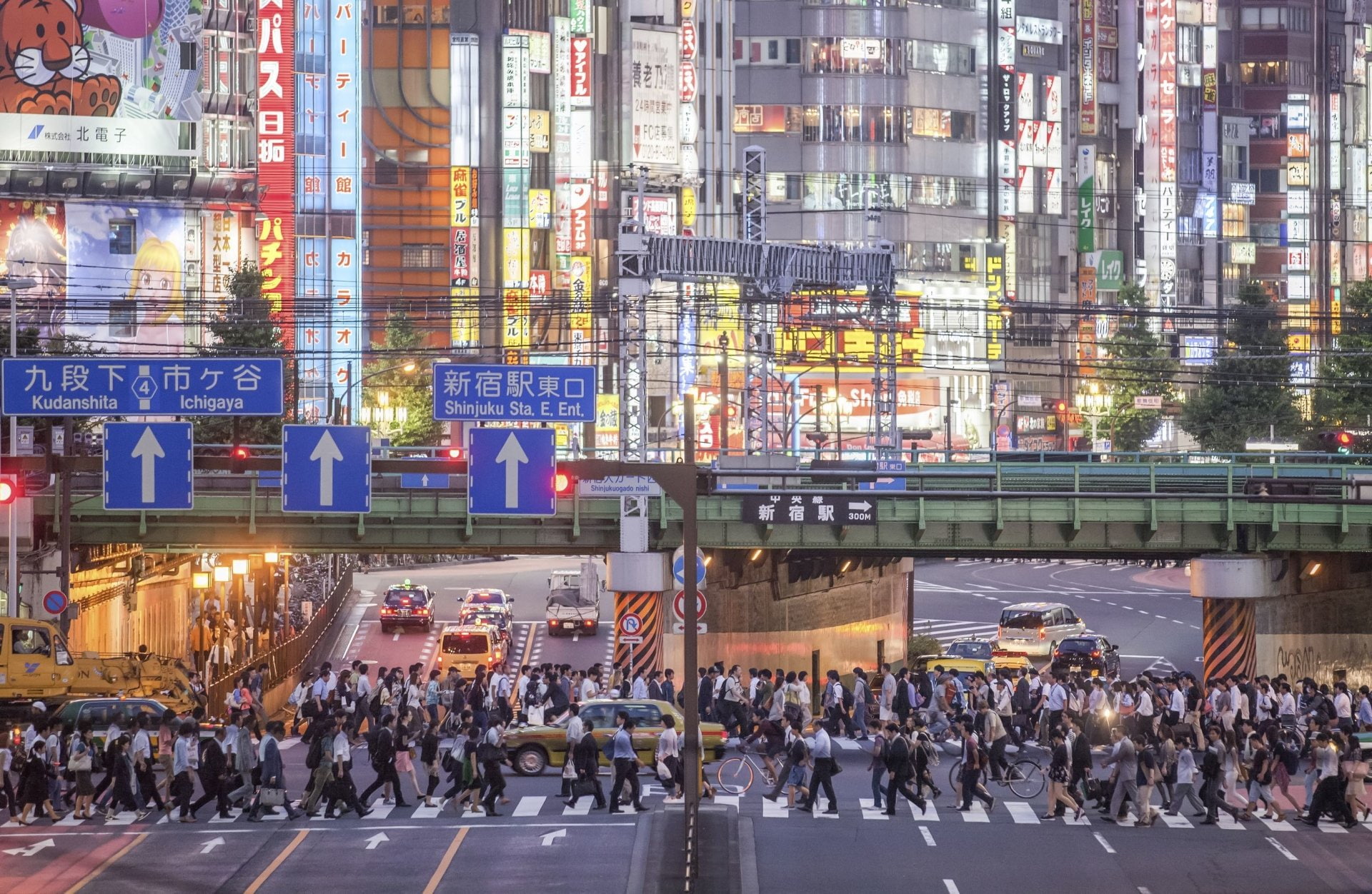 Shinjuku, Cities, Tokyo, 1080P, HD Wallpaper