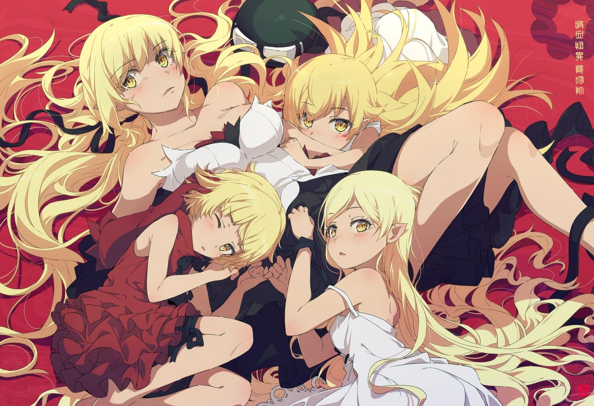 Shinobu Oshino, 1080P, Monogatari (Series), Anime, Kiss-shot Acerola-orion Heart-under-blade, HD Wallpaper