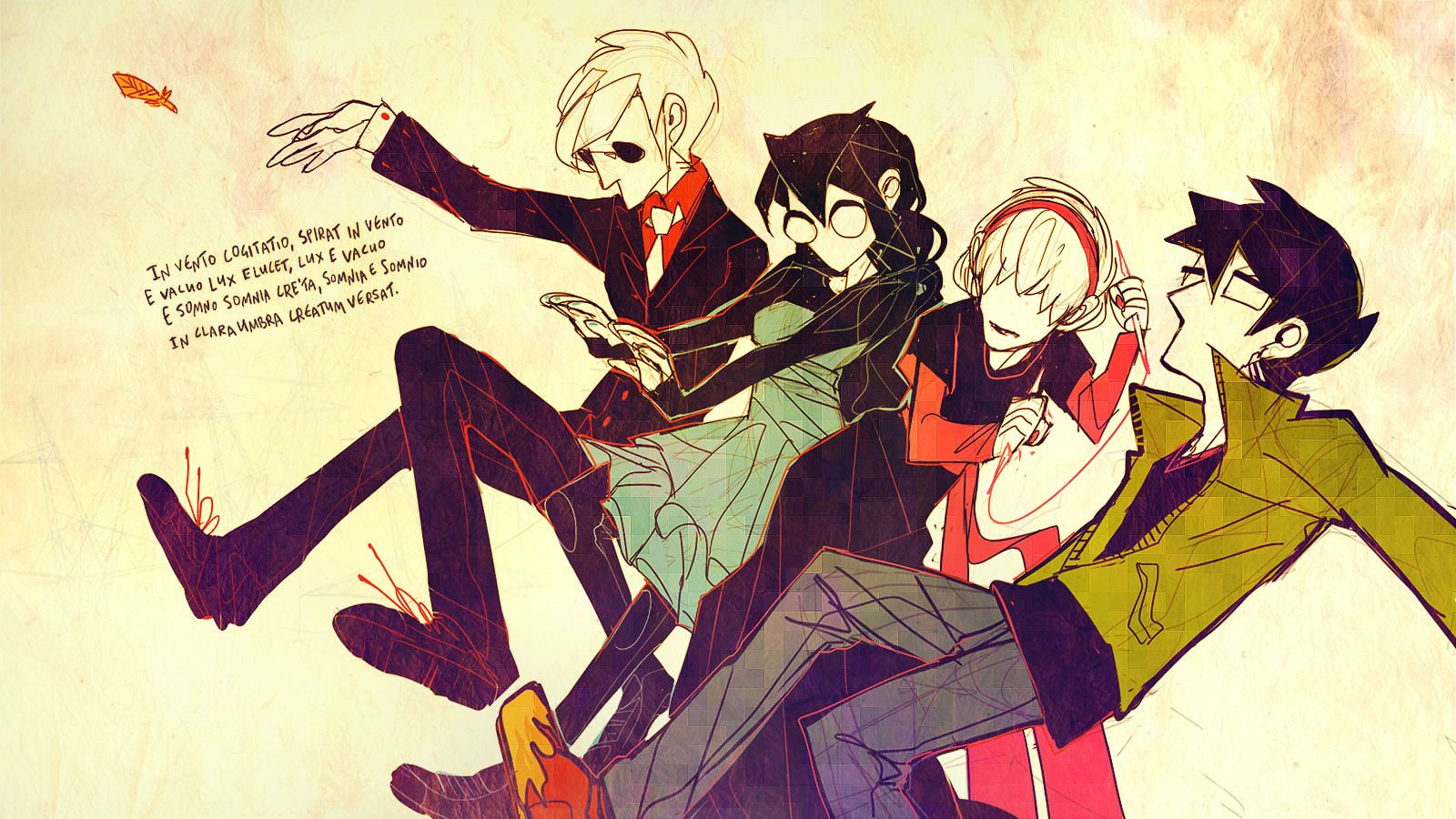 green, men, homestuck, jacket, cartoon/comic, s, 720P, hd, HD Wallpaper