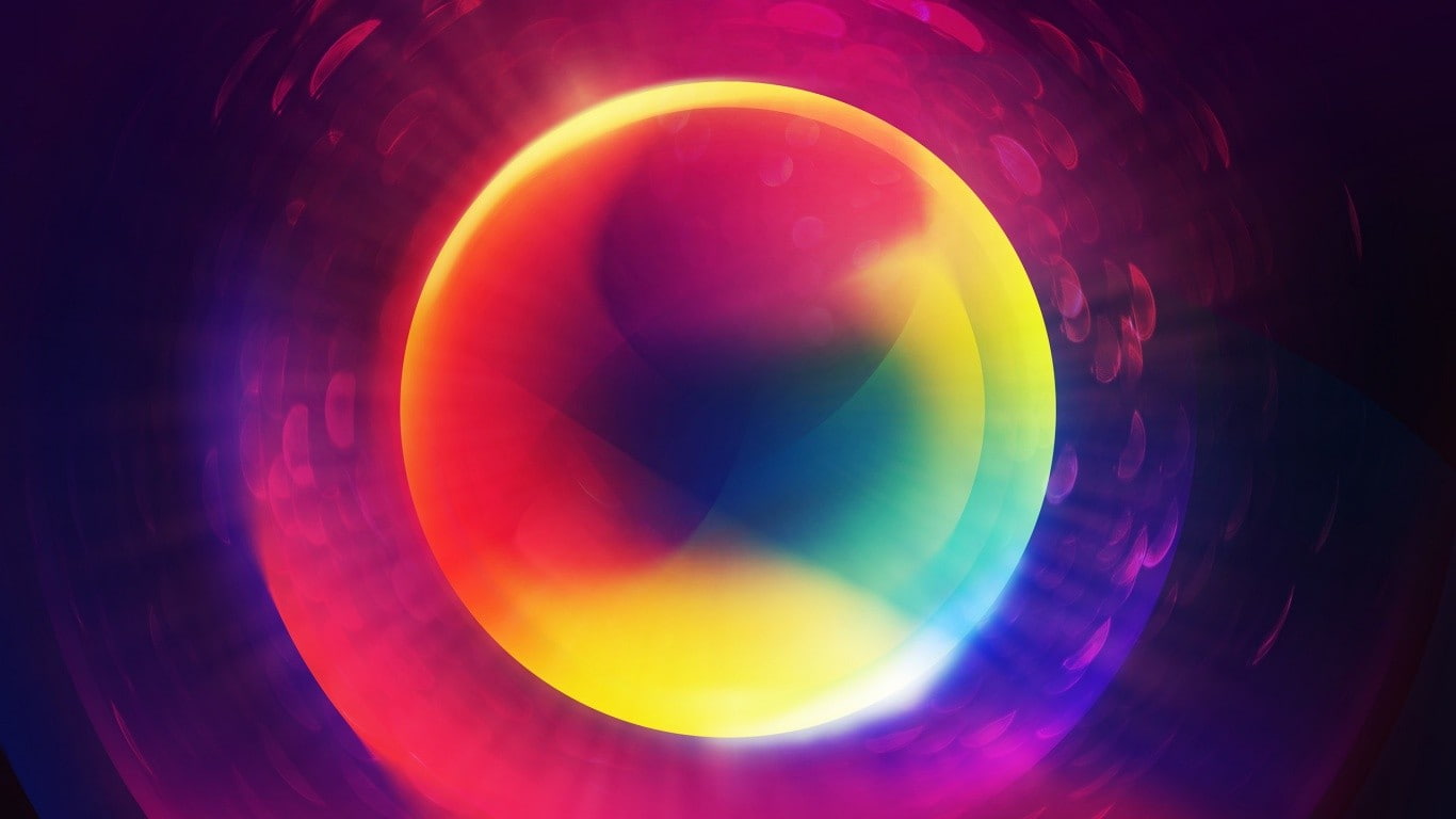 circle, green, blue, abstract, yellow, colorful, 720P, red, plasma, light, HD Wallpaper