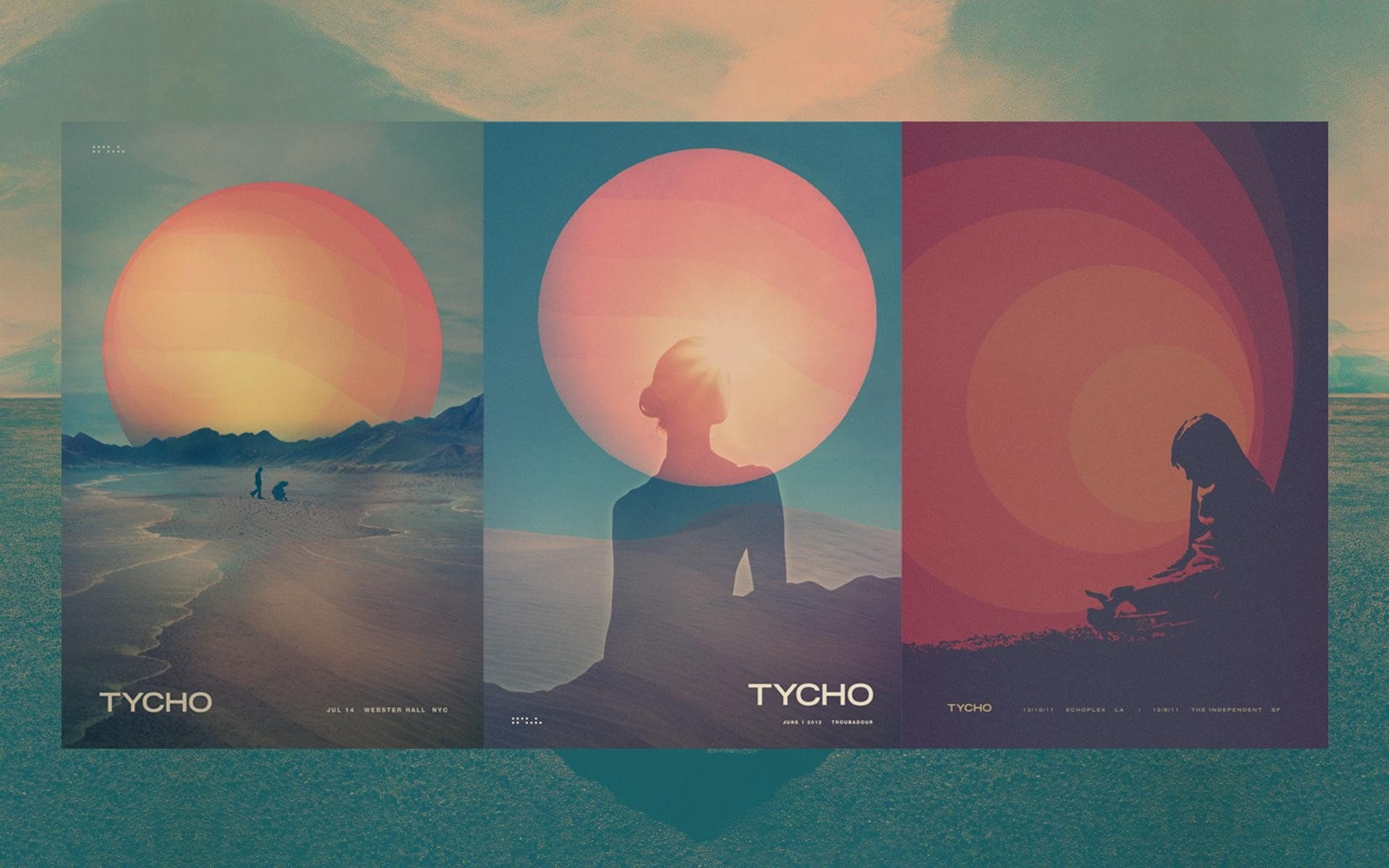 scott hansen iso50 tycho roygbiv orange pink blue purple cyan gray red violet, 1080P, HD Wallpaper