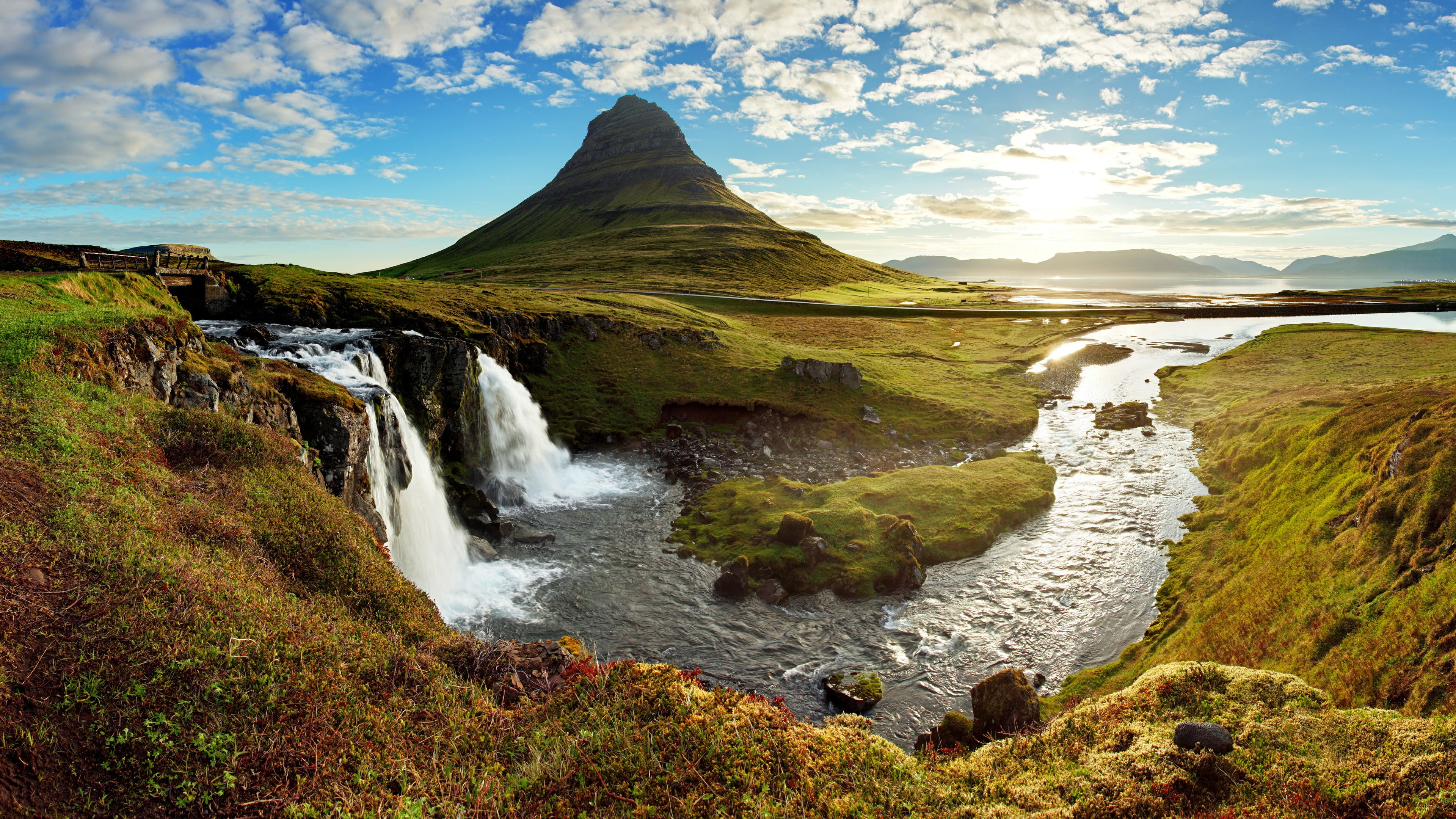 nature, iceland, tranquil scene, kirkjufell mountain, wilderness, cloud - sky, scenics - nature, mountain, tranquility, landscape, day, grundarfjorour, HD Wallpaper