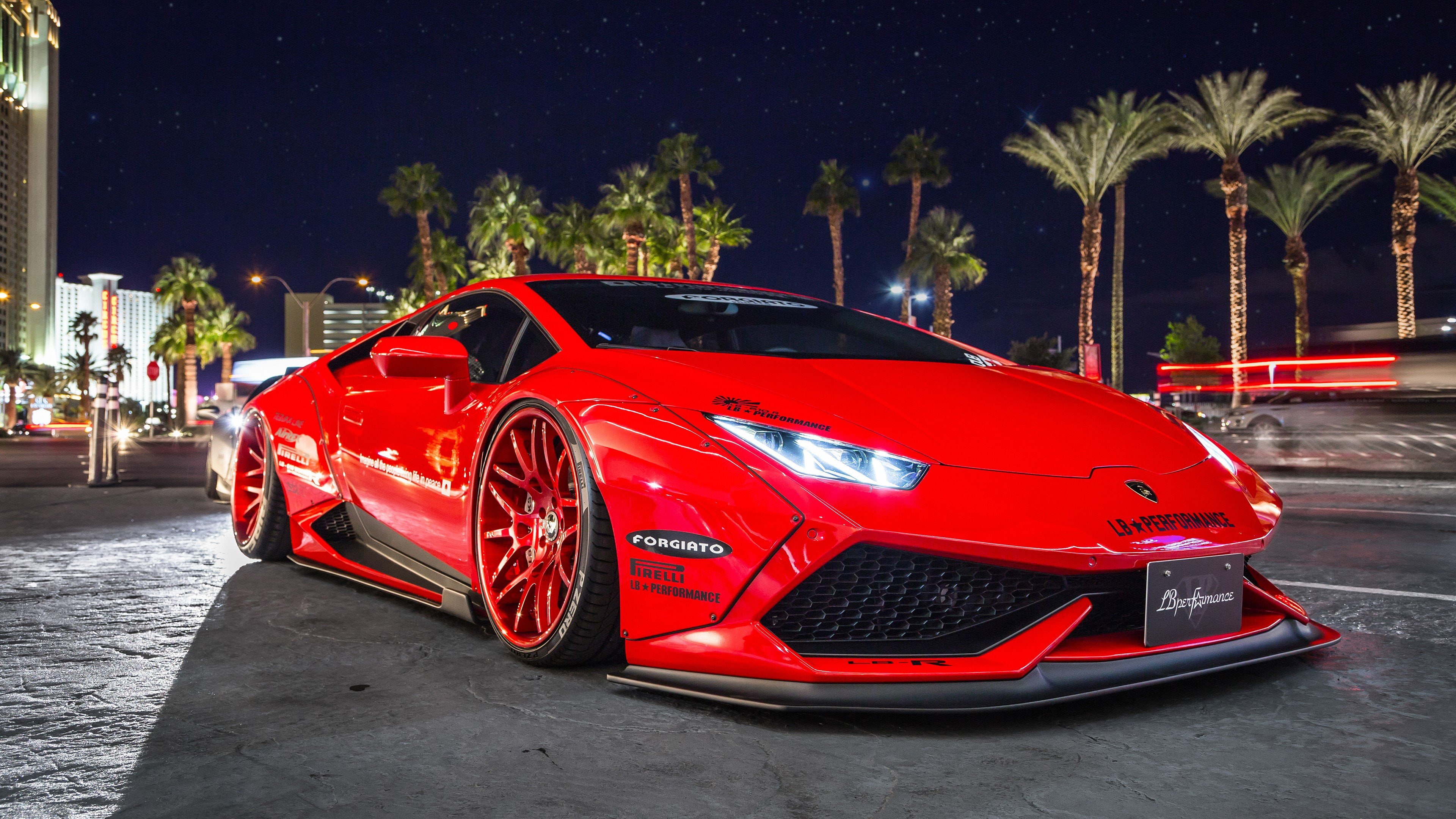 4K, hd, Lamborghini Huracan, px, Lamborghini, x, 3840x2160 px, nature, red, fields, huracan, art, HD Wallpaper