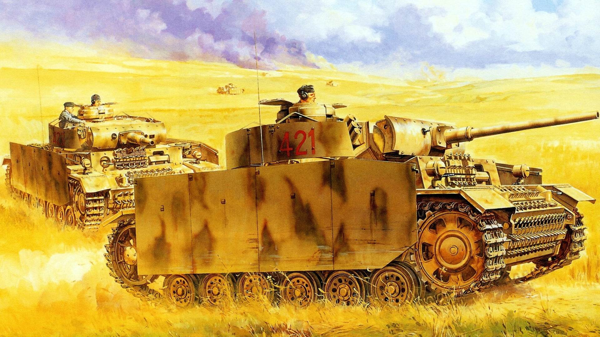Panzer III, Panzerkampfwagen III Ausf M/N, Pz.III, Pz.Kpfw.III, 1080P, German medium tank, PzKpfw III, HD Wallpaper
