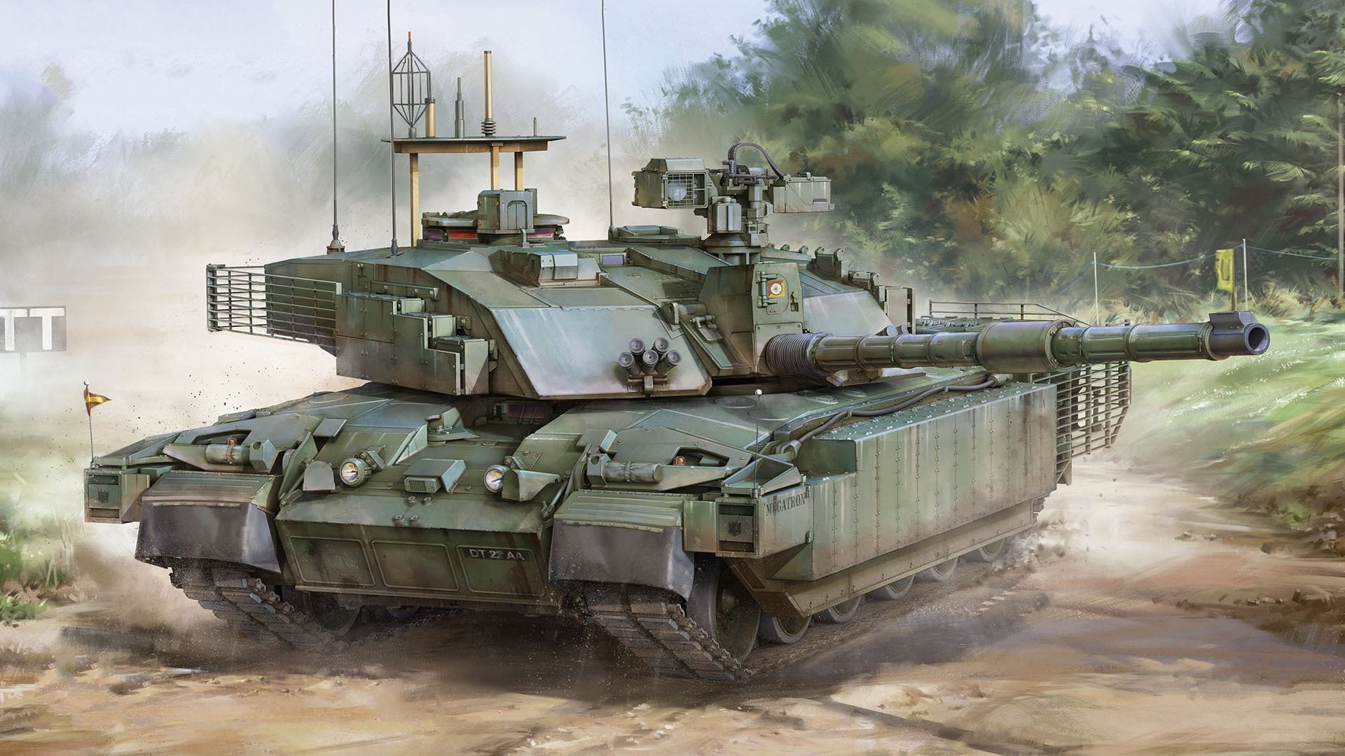 1080P, MBT, UK, jason, Challenger 2. British Army, main battle tank, Challenger 2 TES, HD Wallpaper