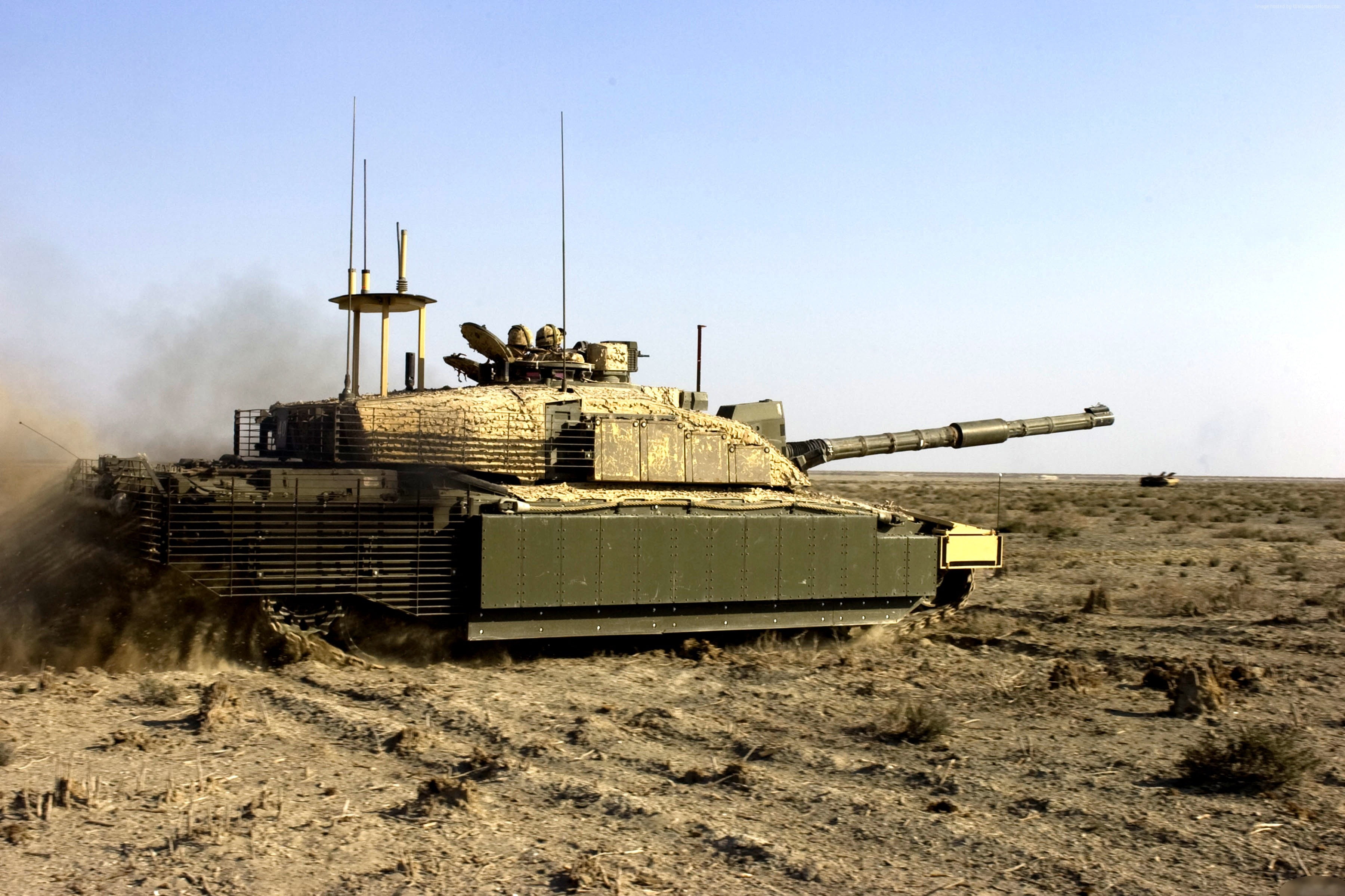 armoured, desert, 2K, FV4034, tank, Challenger 2, United Kingdom, British Army, MBT, HD Wallpaper