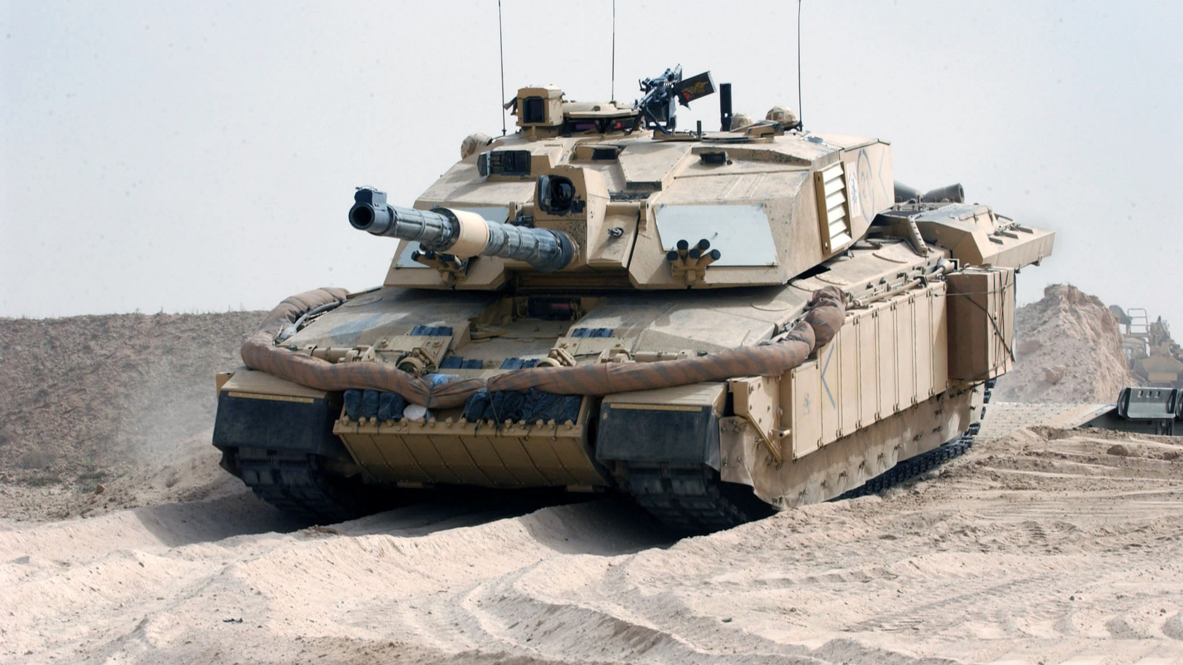 Challenger 2, MBT, FV4034, British Army, tank, United Kingdom, desert, armoured, 4K, HD Wallpaper