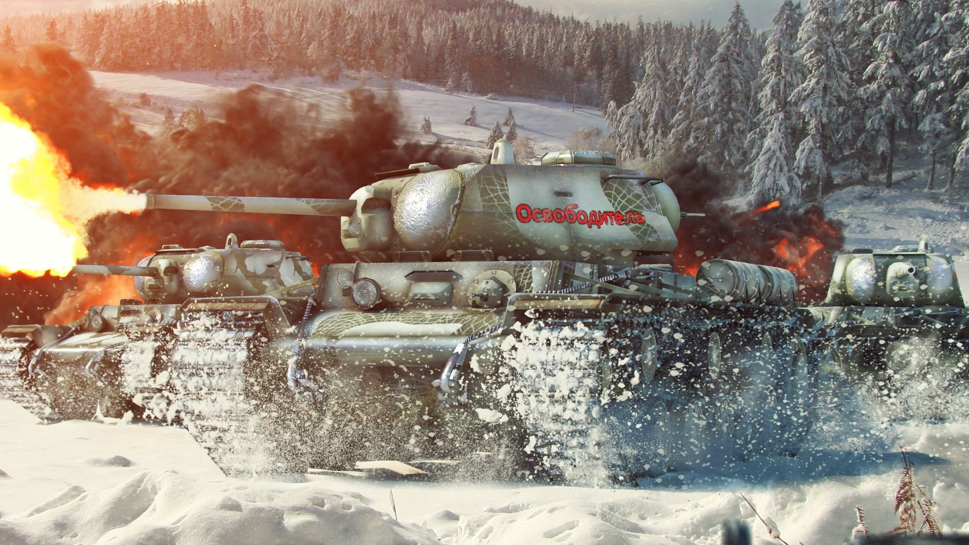 World of Tanks, KV-1, wargaming, tank, 1080P, video games, HD Wallpaper