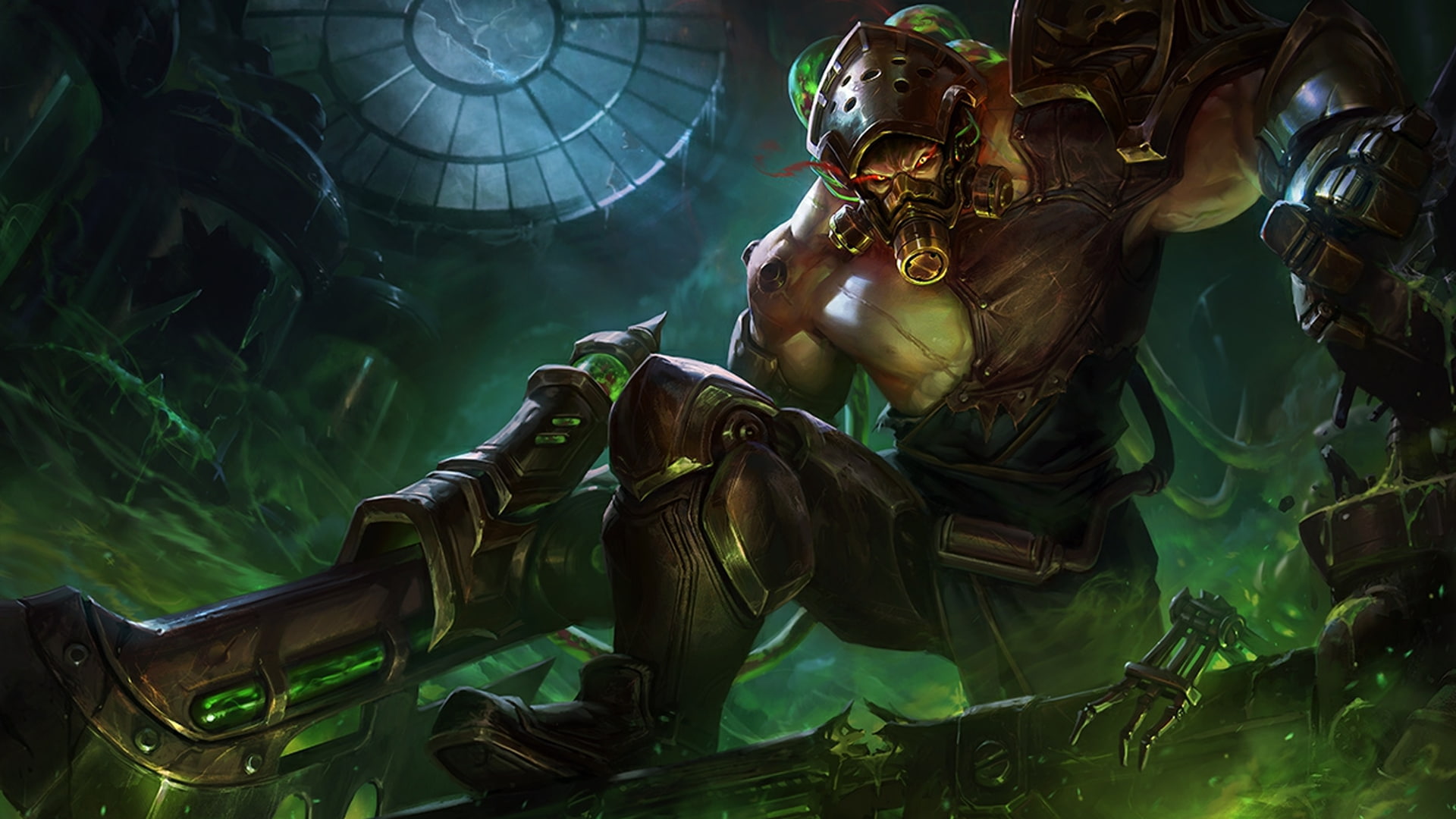 Tryndamere, mask, PC gaming, League of Legends, 1080P, HD Wallpaper