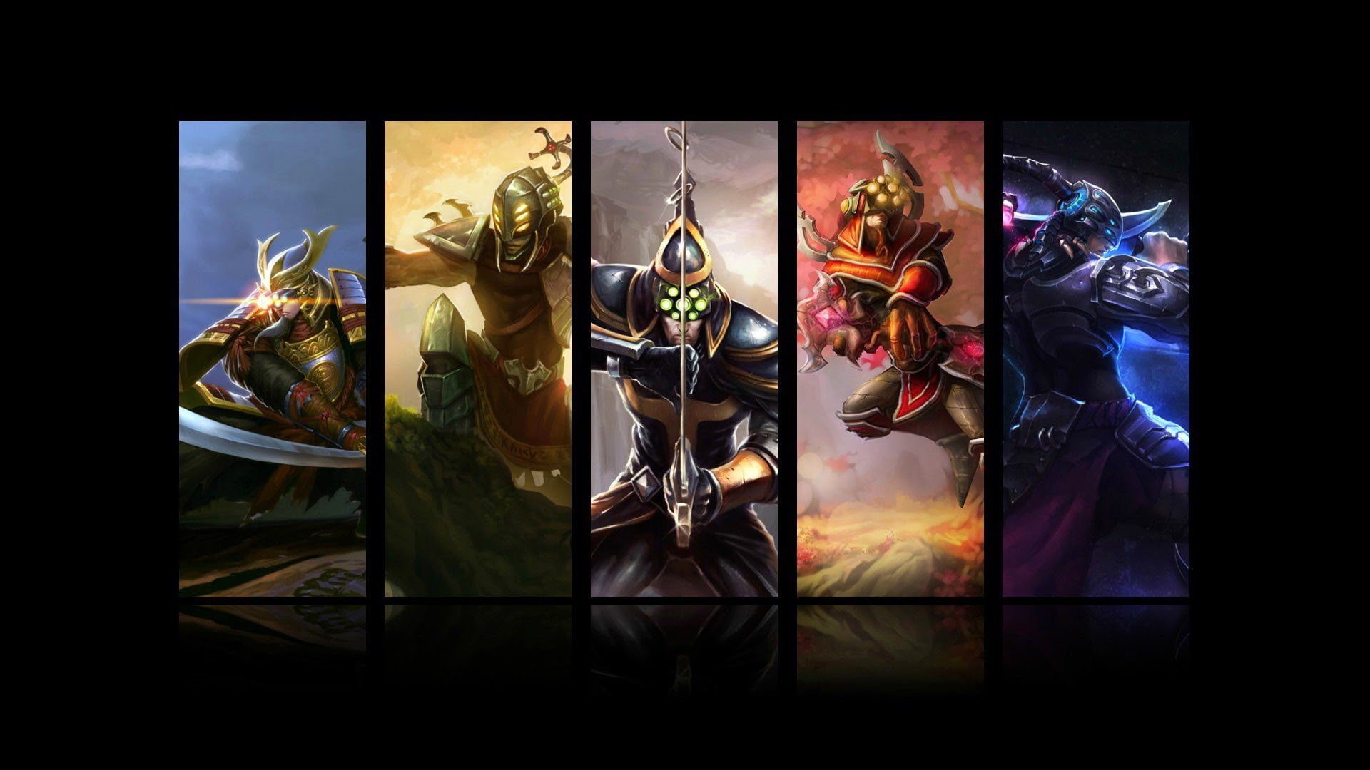 Master Yi (League Of Legends), retail display, animal representation, nature, 1080P, illuminated, Video Game, indoors, travel destinations, global communications, HD Wallpaper