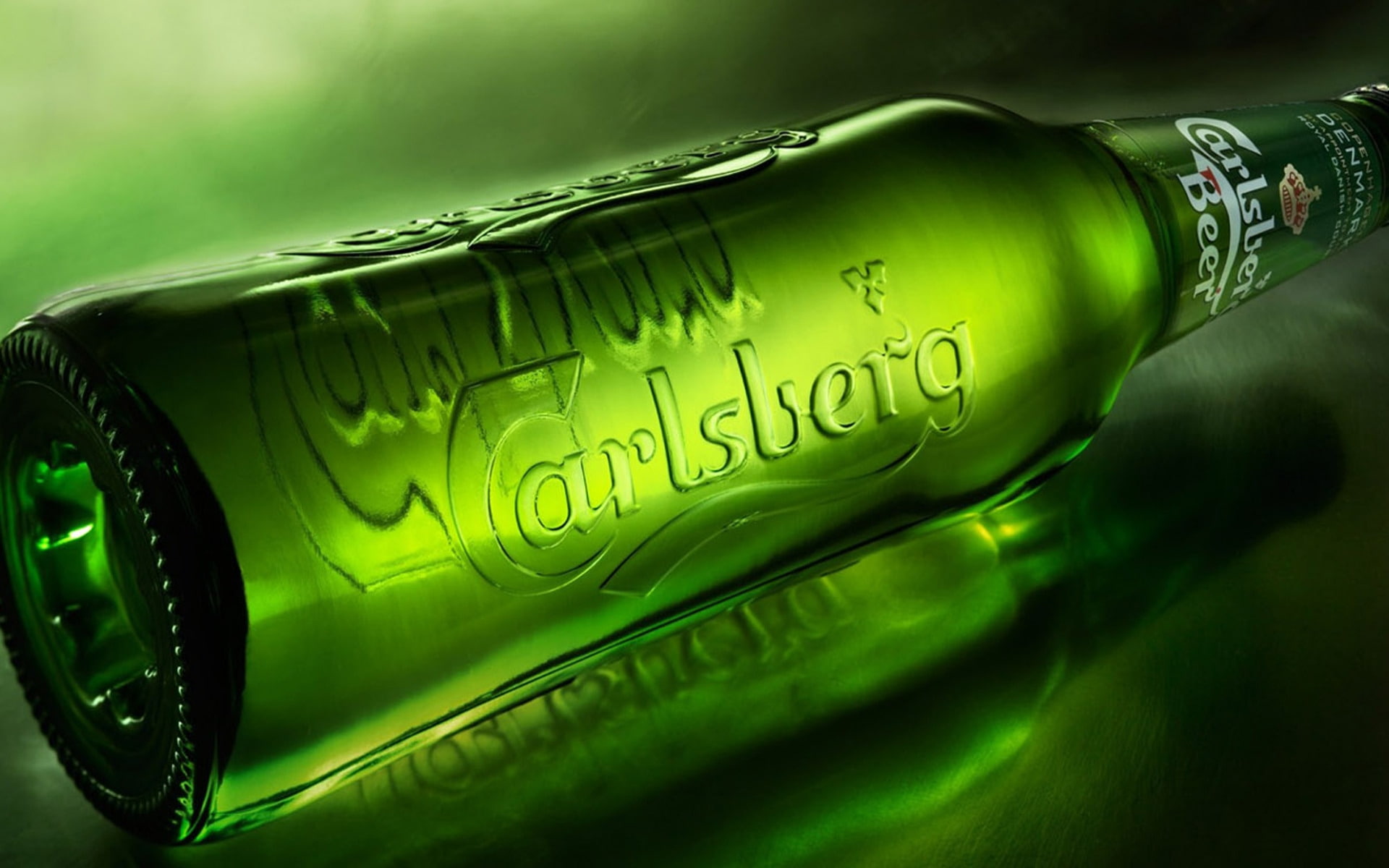good, bubbles, carlsberg, 1080P, quality, beer, green, bottle, HD Wallpaper