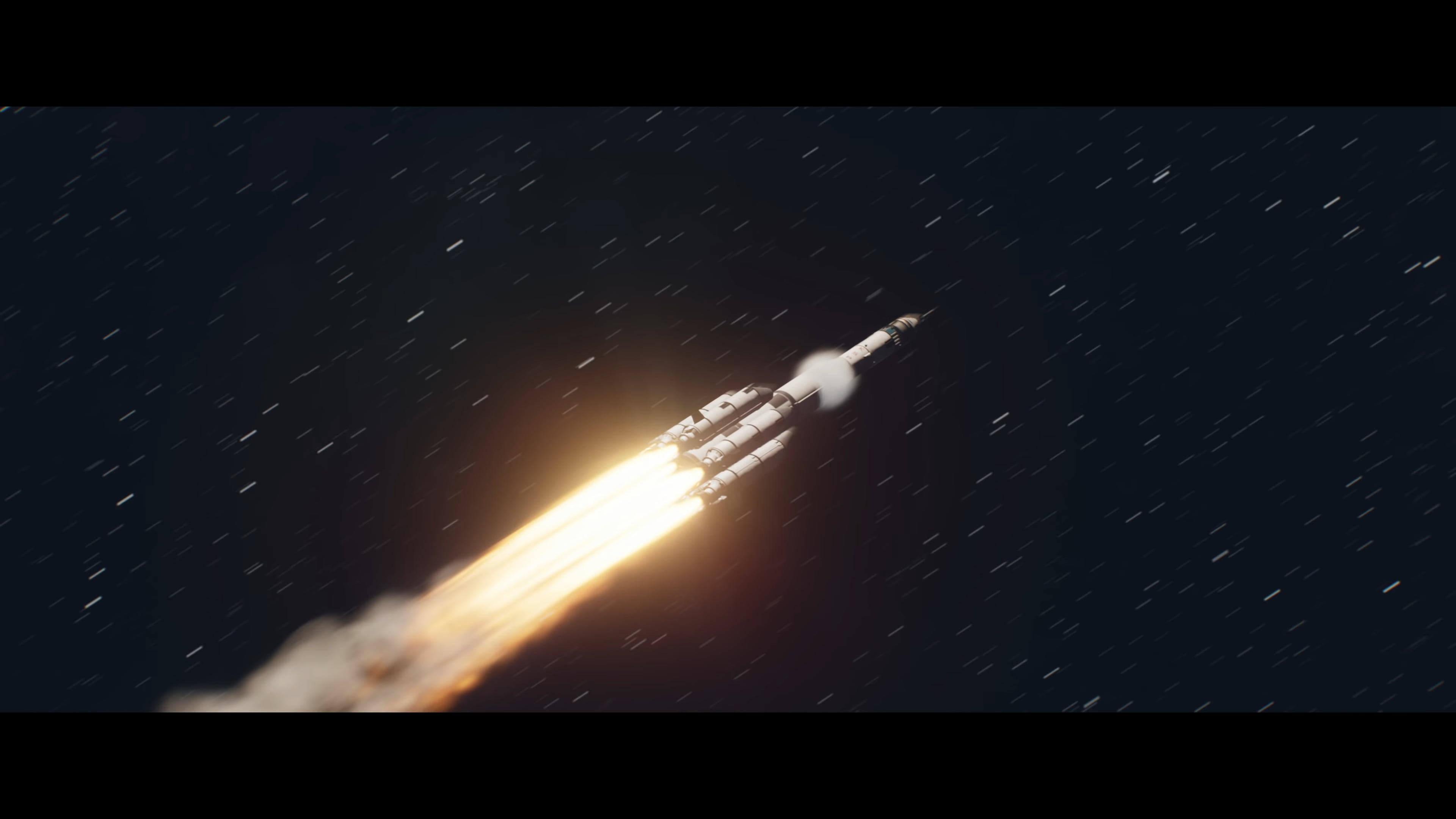 spaceship, space, Kerbal Space Program, sonic booms, rocket launchers, Kerbal Space Program 2, video games, rocket, 4K, HD Wallpaper
