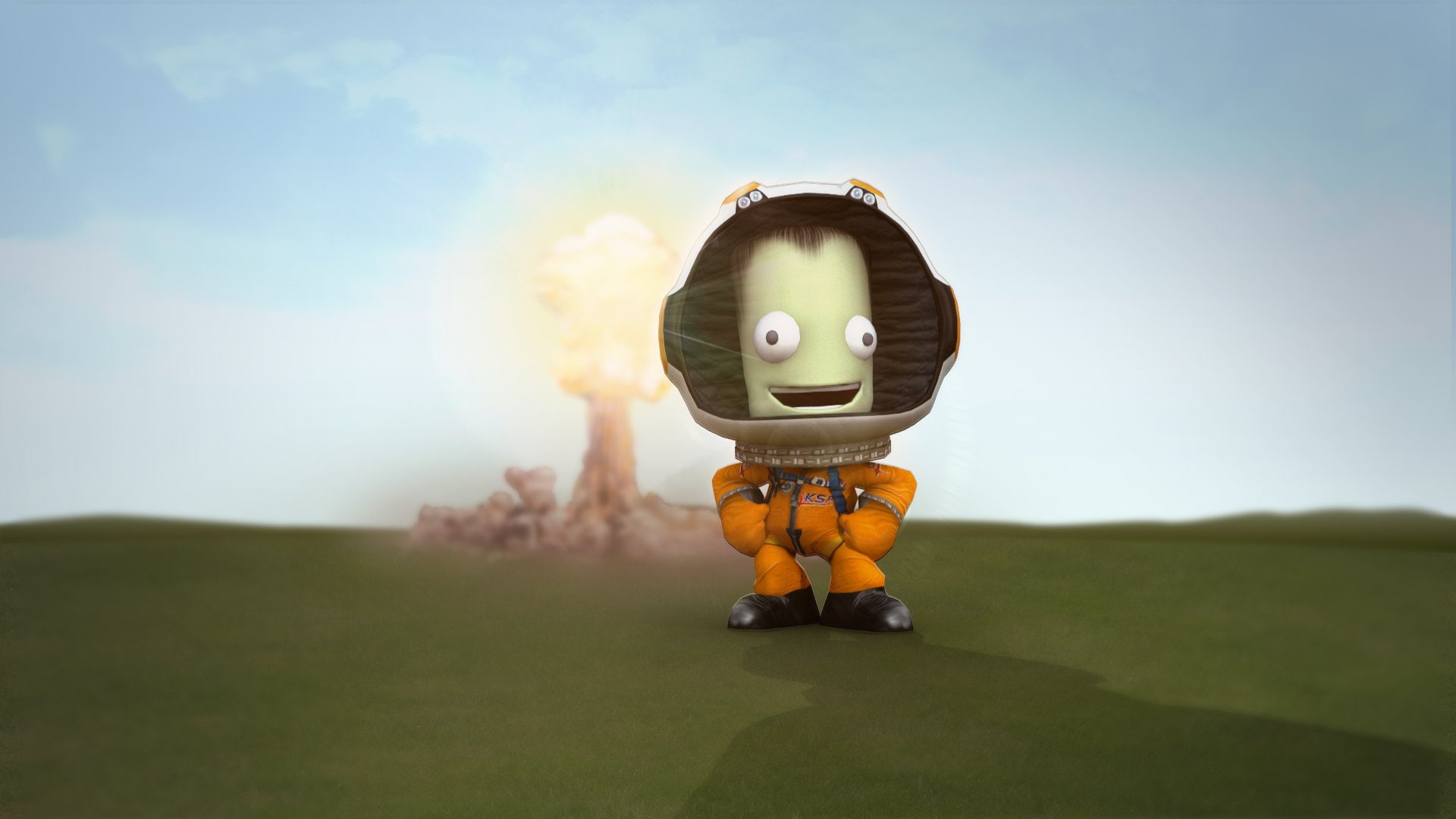 space, family, ksp, cartoon, kerbal, 1080P, sci fi, program, HD Wallpaper