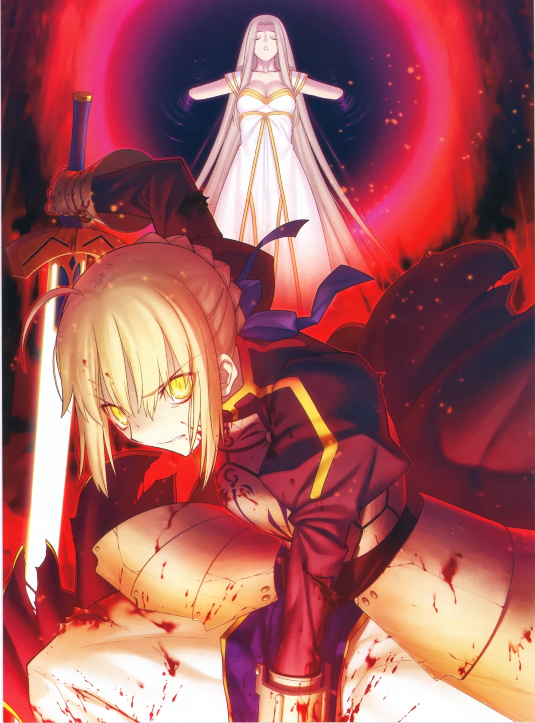event, festival, Fate Series, lighting equipment, Irisviel von Einzbern, indoors, close-up, human representation, history, celebration, art and craft, holiday - event, Phone HD Wallpaper