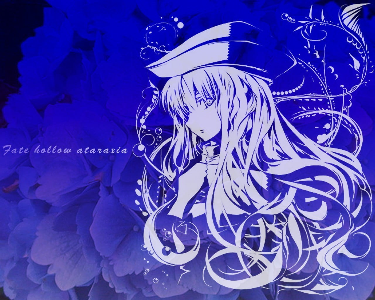 animals in the wild, Fate Series, anime, anime girls, nature, water, swimming, Type-Moon, close-up, creativity, blue, underwater, animal themes, no people, HD Wallpaper