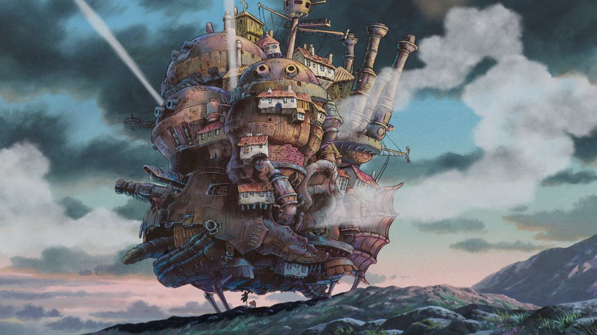 anime, Studio Ghibli, 1080P, Howls Moving Castle, HD Wallpaper