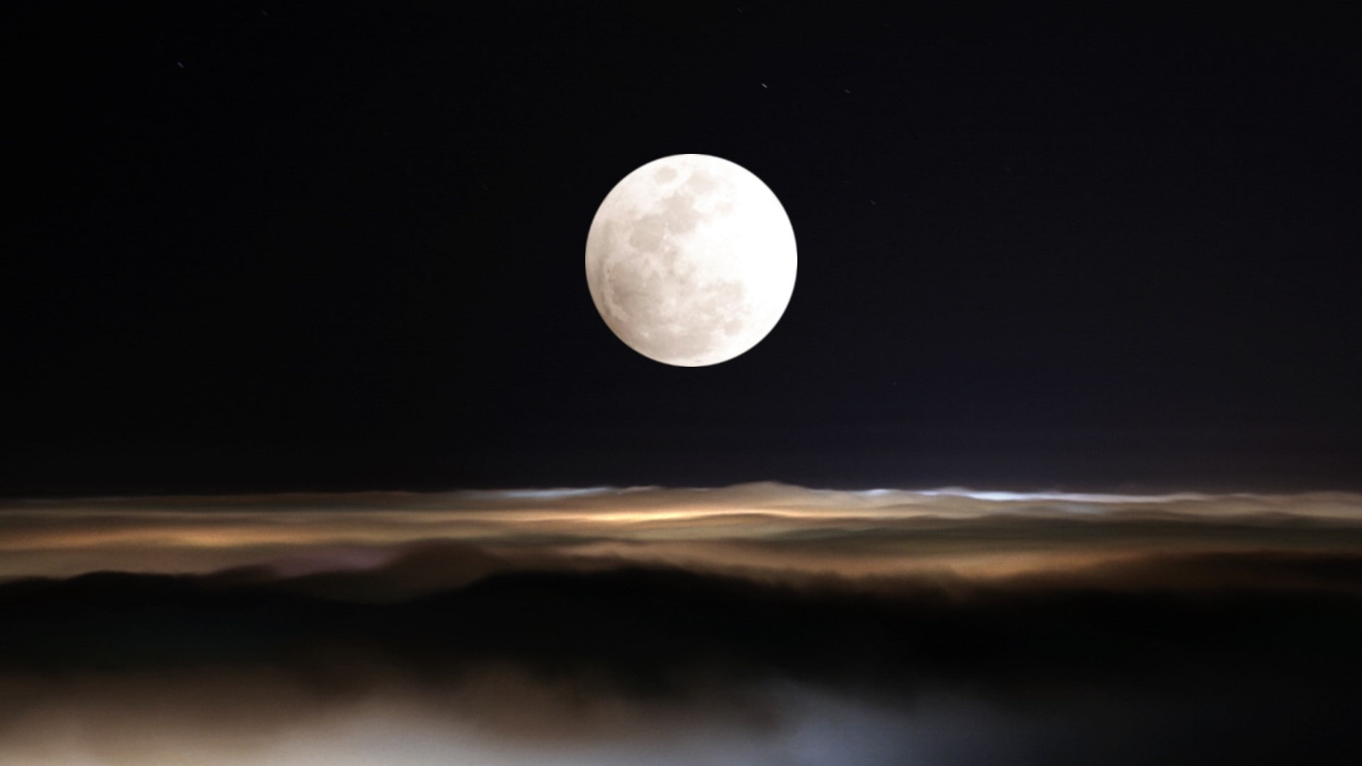 moons, nature, Clouds, Moon, sky, Night Sky, skyscapes, art, night, 1080P, hd, space, HD Wallpaper