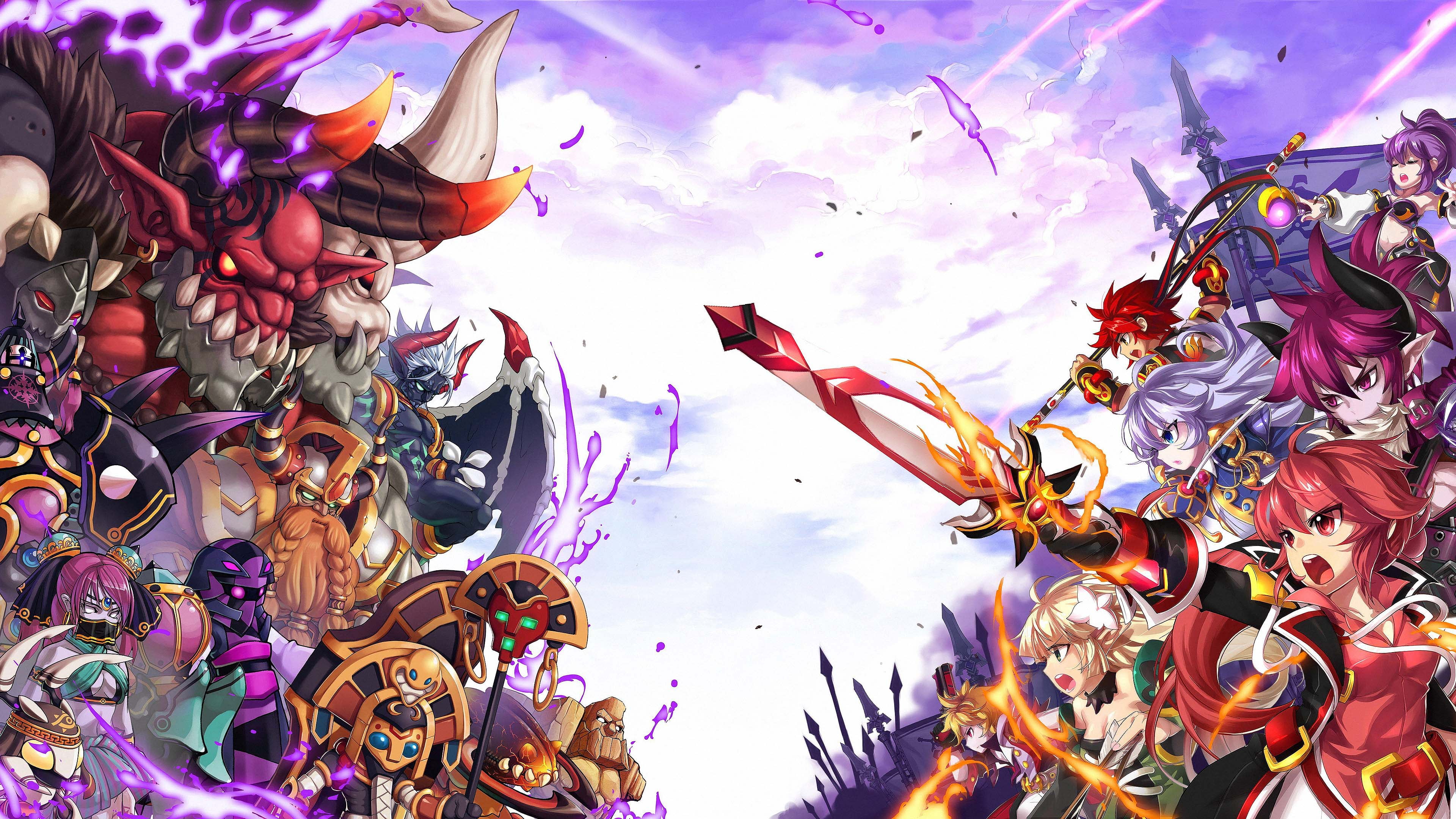 Jin (Grand Chase), 4K, Lupus (Grand Chase), 4K, Grand Chase, Arme (Grand Chase), Rufus (Grand Chase), Grand Chase Classic, Dio (Grand Chase), Edel (Grand Chase), HD Wallpaper