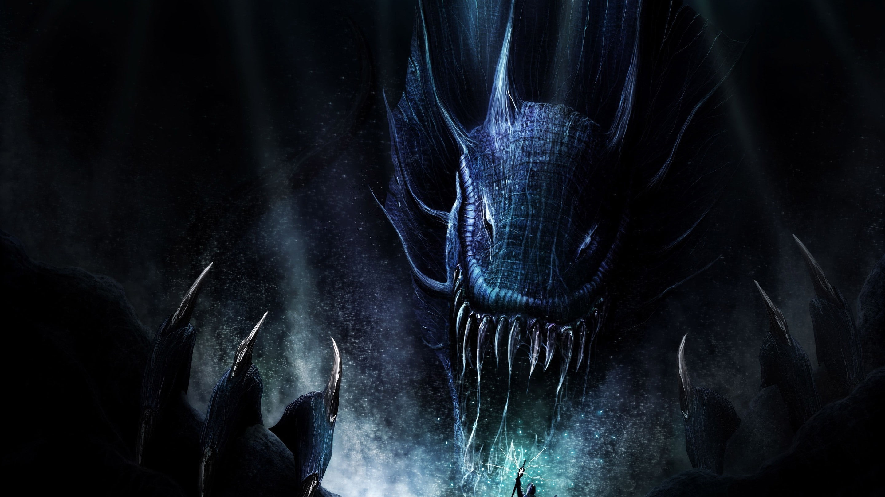 fierce, 2K, fantasy, monster, HD Wallpaper