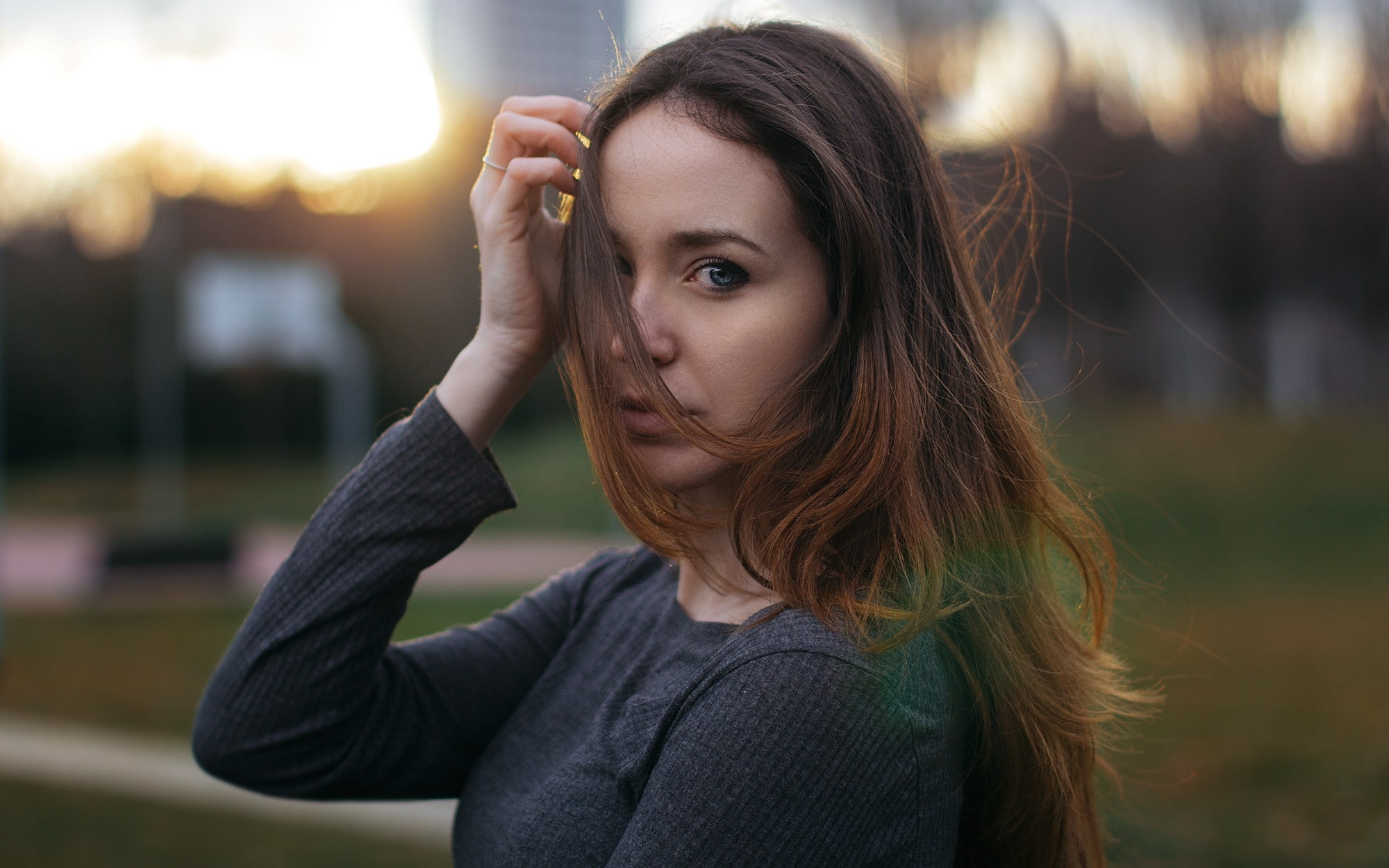 Victor Kalman, Lorenza, 1080P, women outdoors, photography, women, 500px, Lorenza Cani, HD Wallpaper