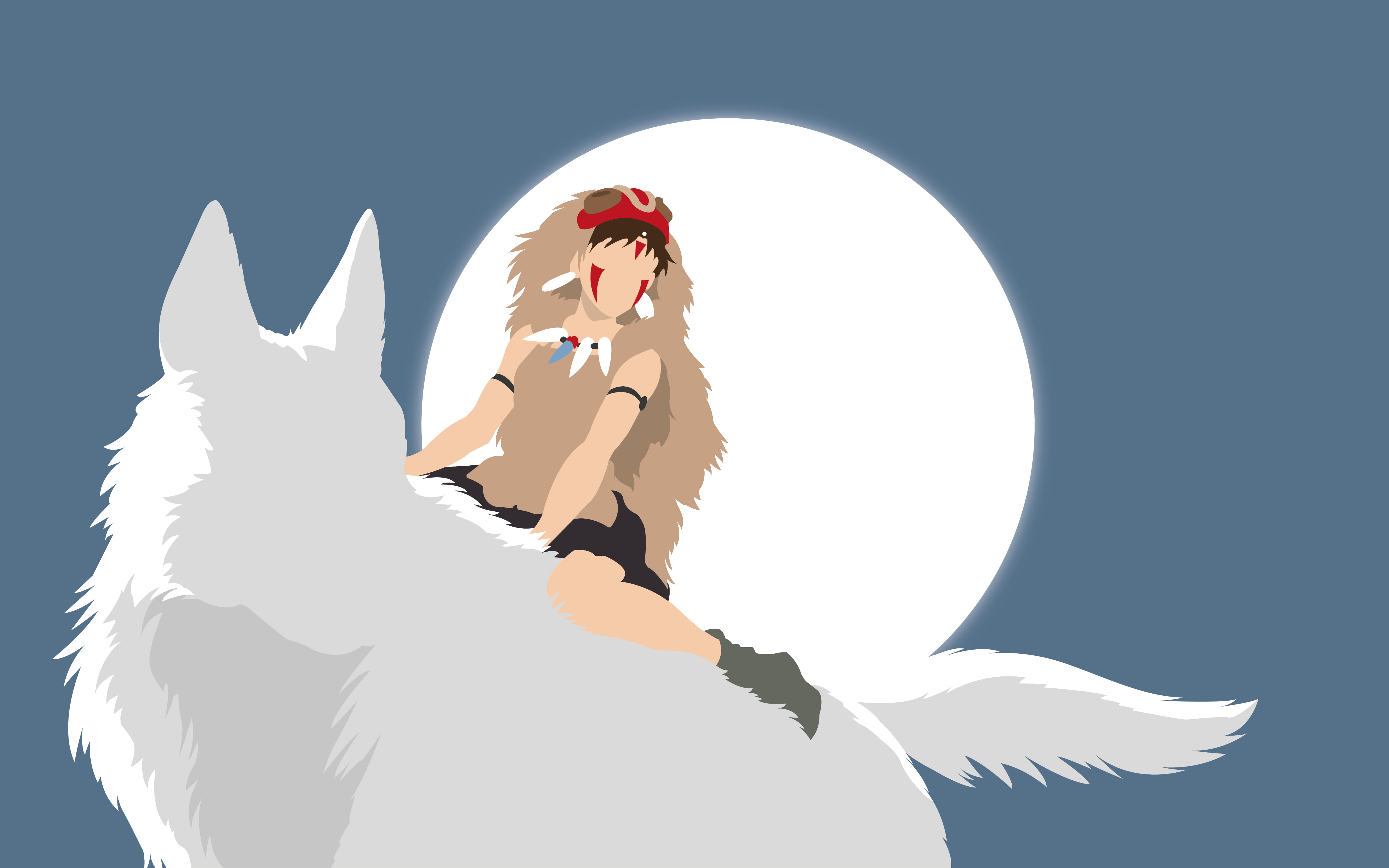 Moro (Princess Mononoke), Princess Mononoke, 4K, Movie, HD Wallpaper