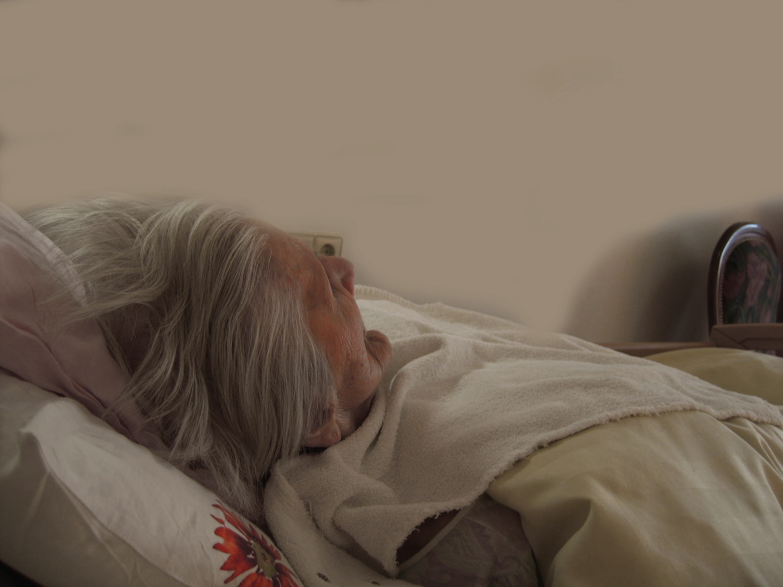 one Person, sleeping, blond hair, care costs, bless you, retirement home, age spots, lying down, need of care, domestic room, people, human, old peoples home, HD Wallpaper
