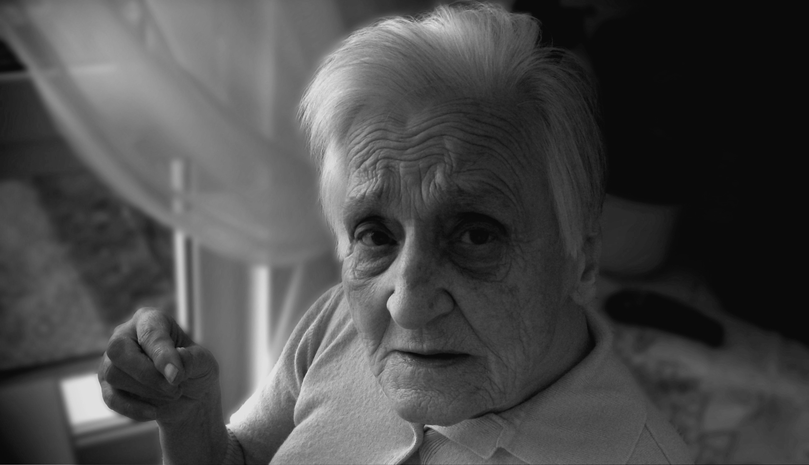 woman, people, depression - sadness, old, indoors, contemplation, white hair, fear, nationals, senior adult, disease, age spots, 2K, character, photo, HD Wallpaper