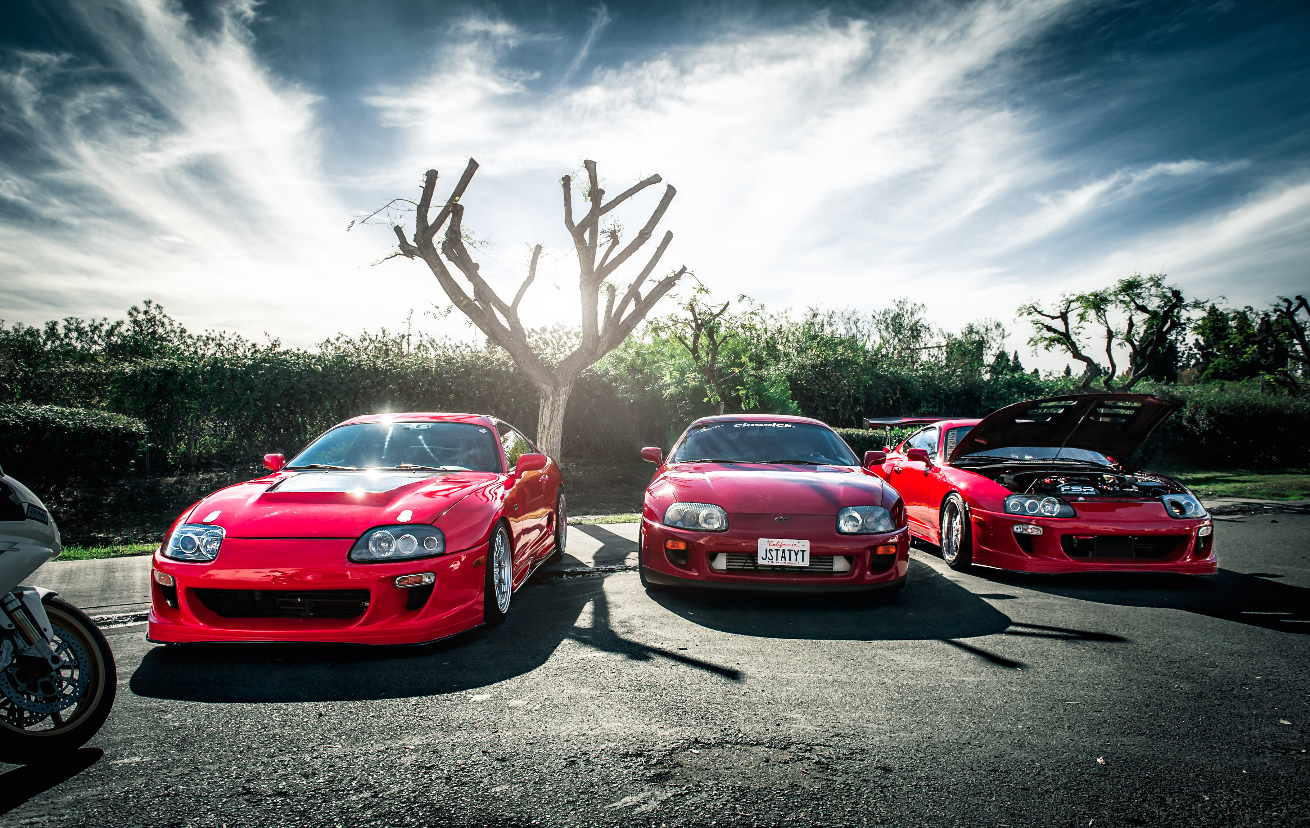 cars, editorial, three, headlight, road, transportation, bMW, city, mode of Transport, trio, land Vehicle, outdoors, engine, supra, sunlight, shiny, nature, HD Wallpaper