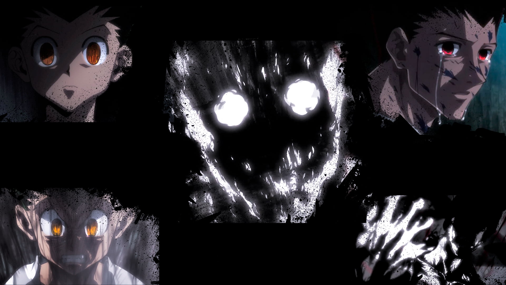 1080P, black, Hunter x Hunter, Gon css, HD Wallpaper