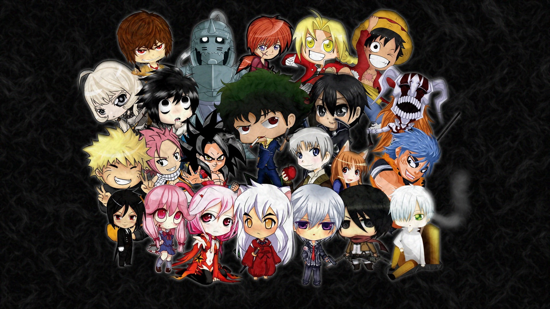 mask - disguise, art and craft, multi colored, disguise, collection, male likeness, craft, indoors, choice, gasai yuno mikasa ackerman lawliet lawsford spike spiegel inori yuzuriha toriko kirigaya kazuto ginko mushishi himura kenshin rurouni kenshin, HD Wallpaper