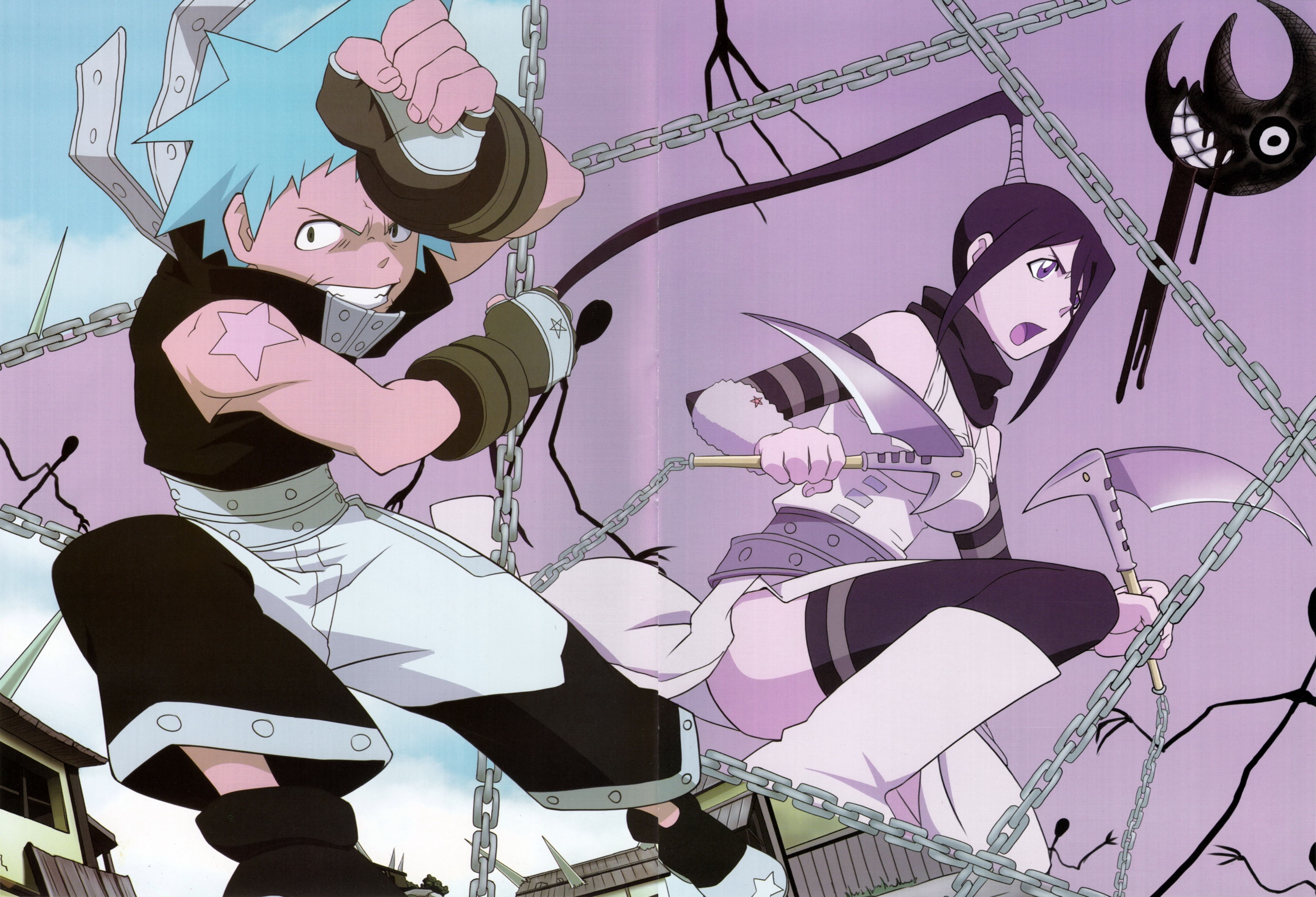 art and craft, animal themes, day, flower, nature, representation, building exterior, Tsubaki Nakatsukasa, close-up, graffiti, Soul Eater, anime girls, HD Wallpaper